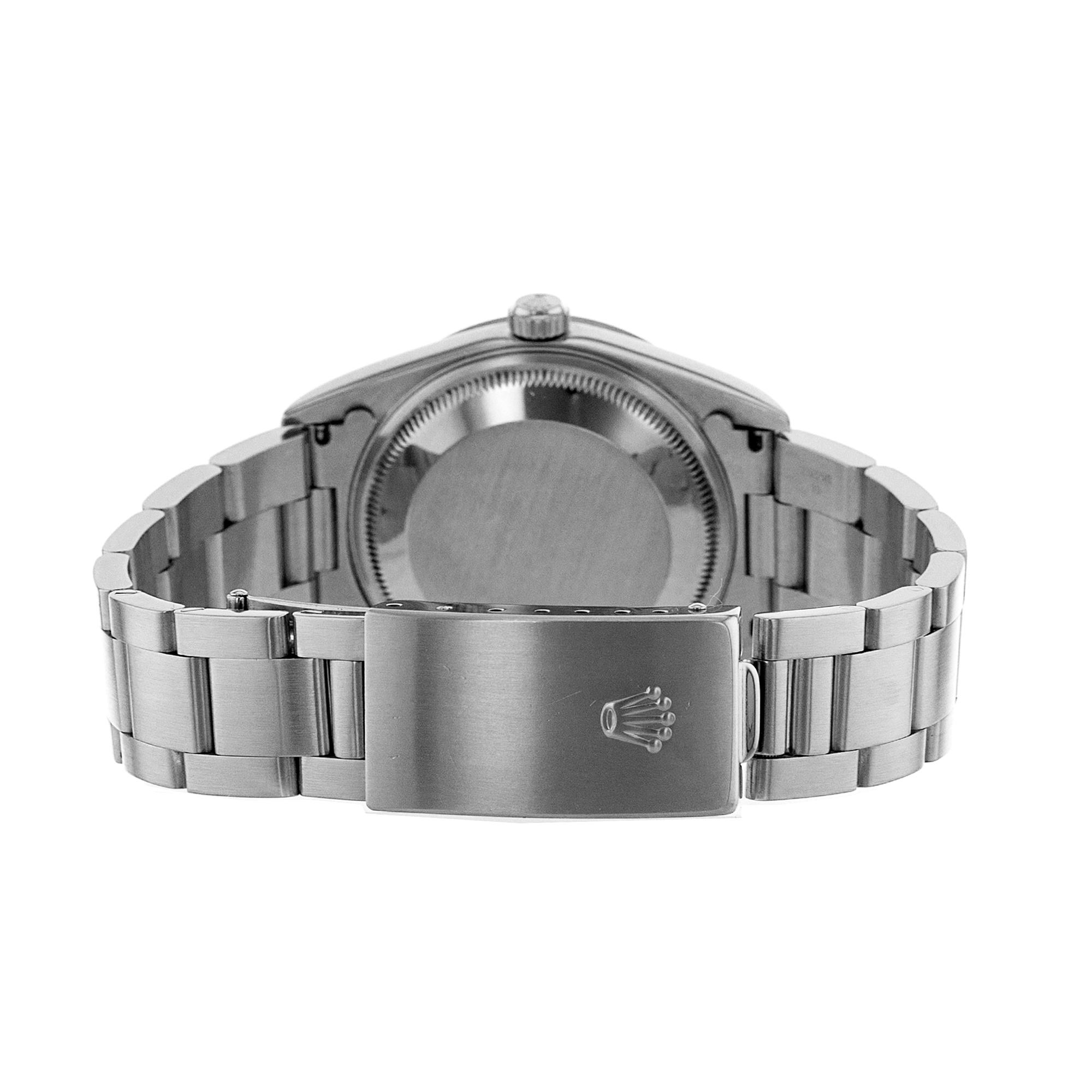 Rolex Date 15200 34mm Black Index Steel Oyster Automatic Mens Watch thumbnail 9
