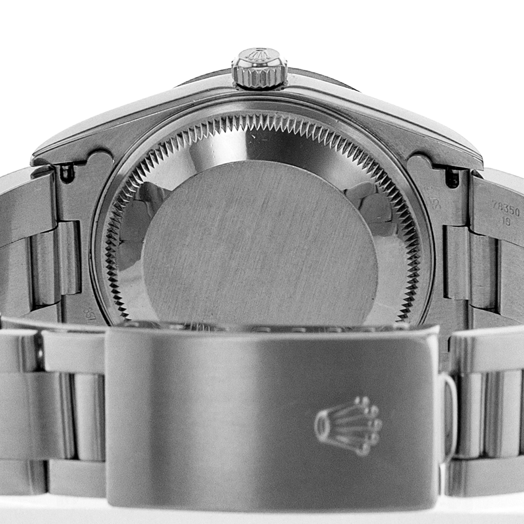 Rolex Date 15200 34mm Black Index Steel Oyster Automatic Mens Watch thumbnail 10