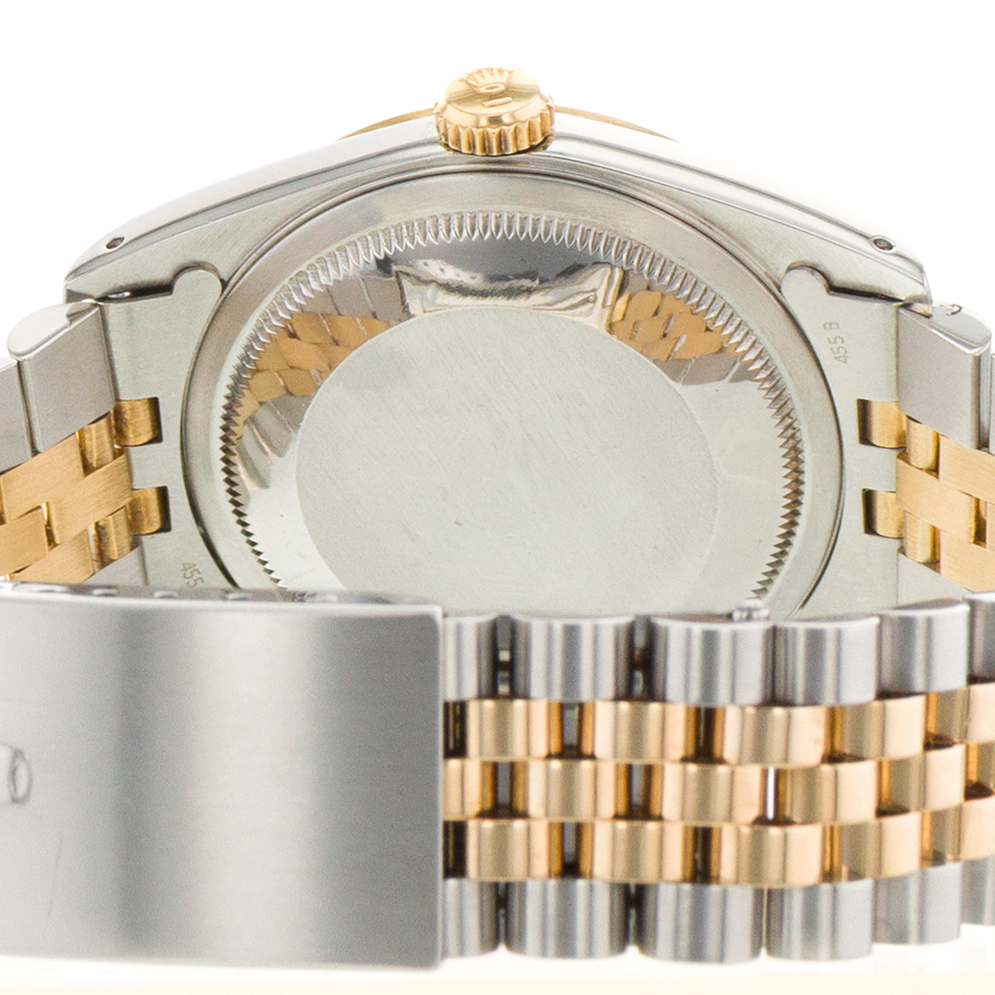 Rolex Datejust 36 16233 Facatory Yellow Diamond Steel Gold Mens Watch 1993 thumbnail 10