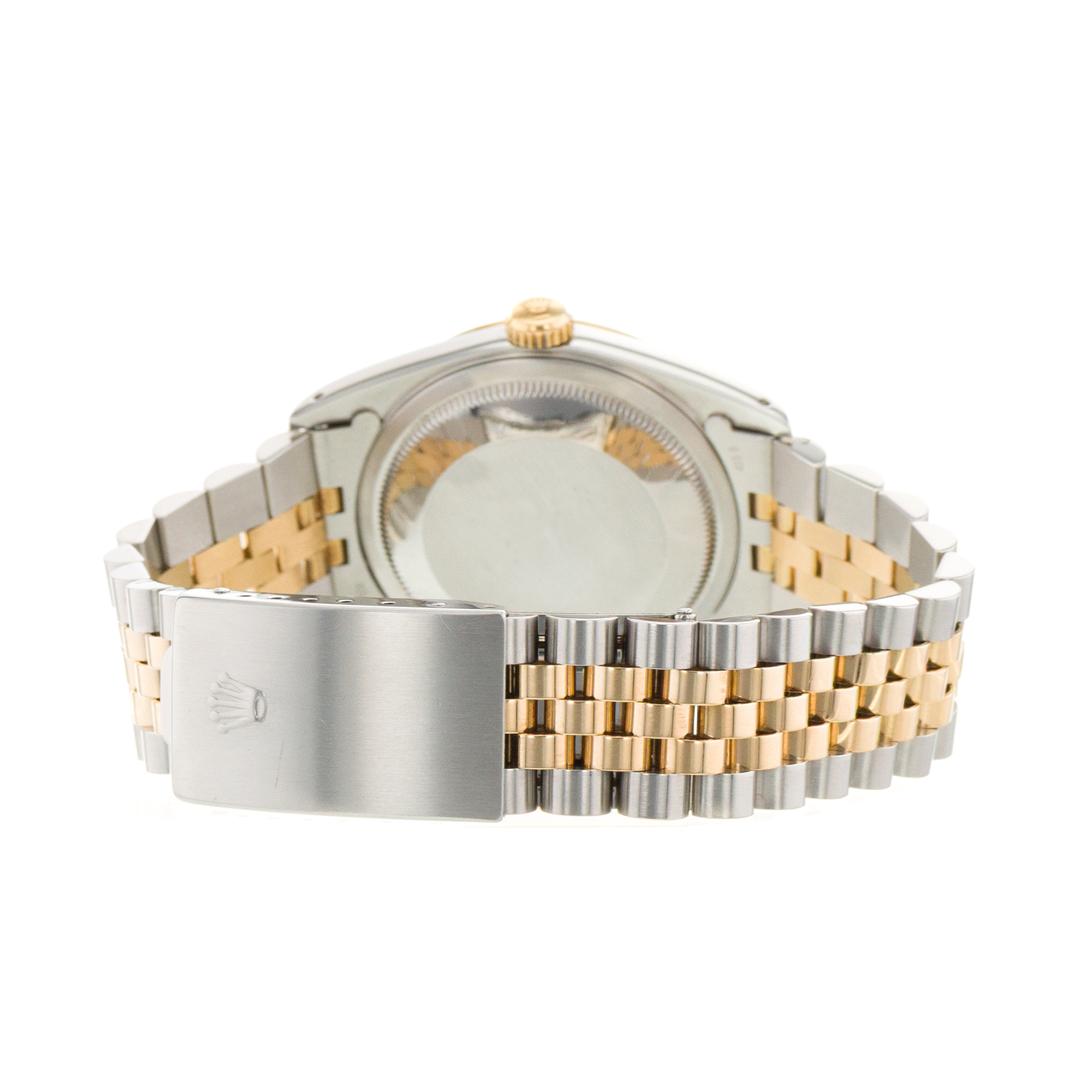 Rolex Datejust 36 16233 Facatory Yellow Diamond Steel Gold Mens Watch 1993 thumbnail 9