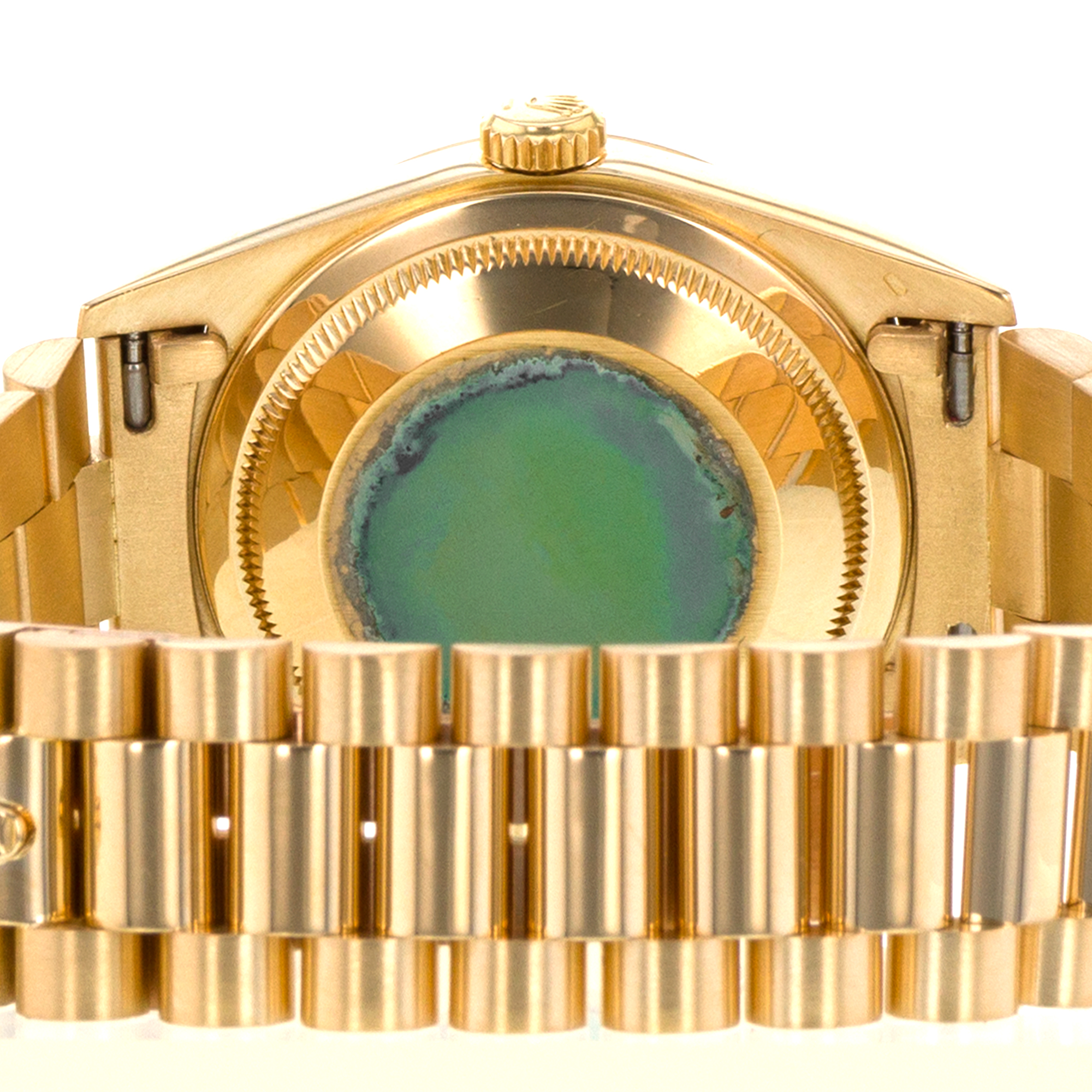 Rolex Day-Date 36 18238 18k Yellow Gold Fluted President Solid Mens Watch 1991 thumbnail 10
