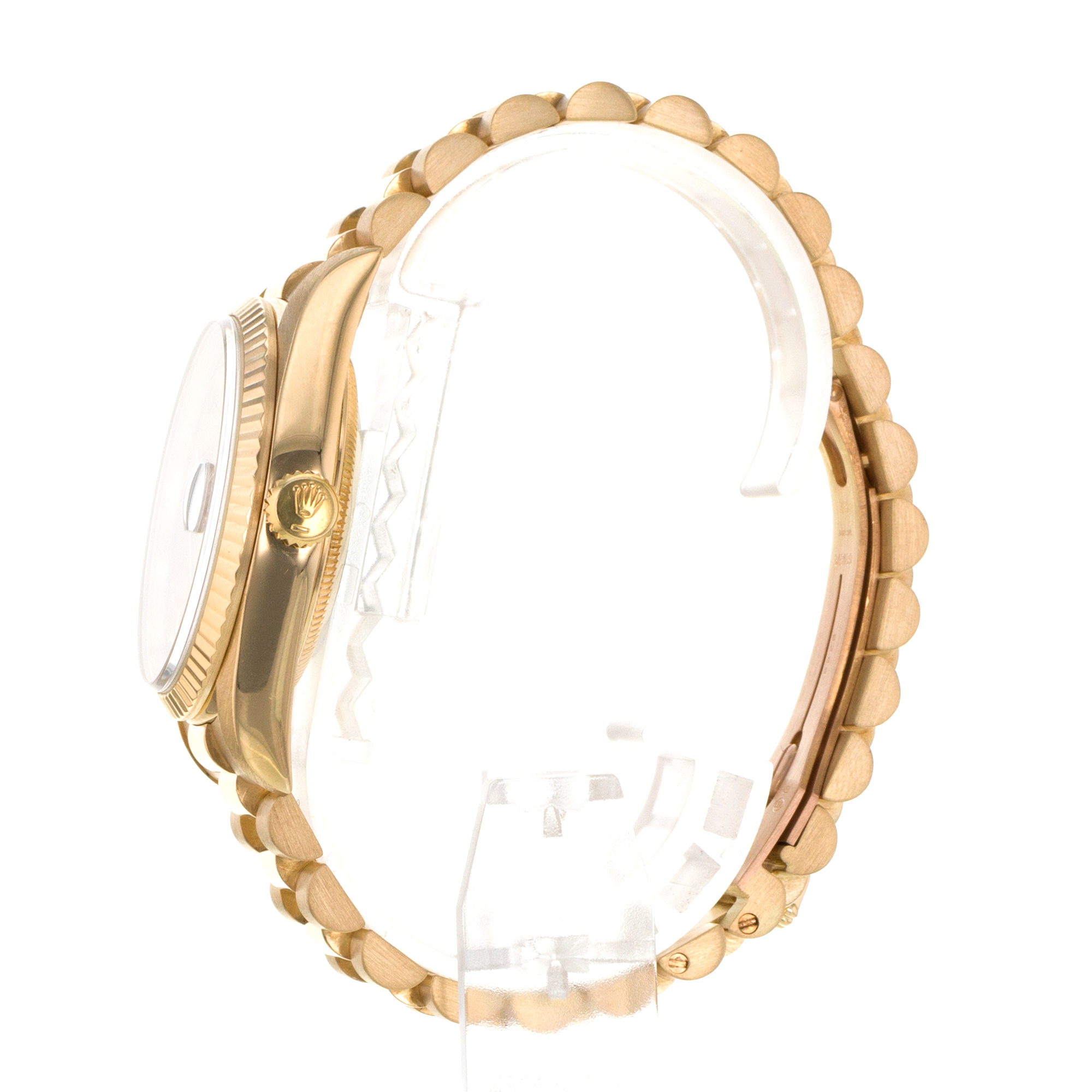 Rolex Day-Date 36 18238 18k Yellow Gold Fluted President Solid Mens Watch 1991 thumbnail 5