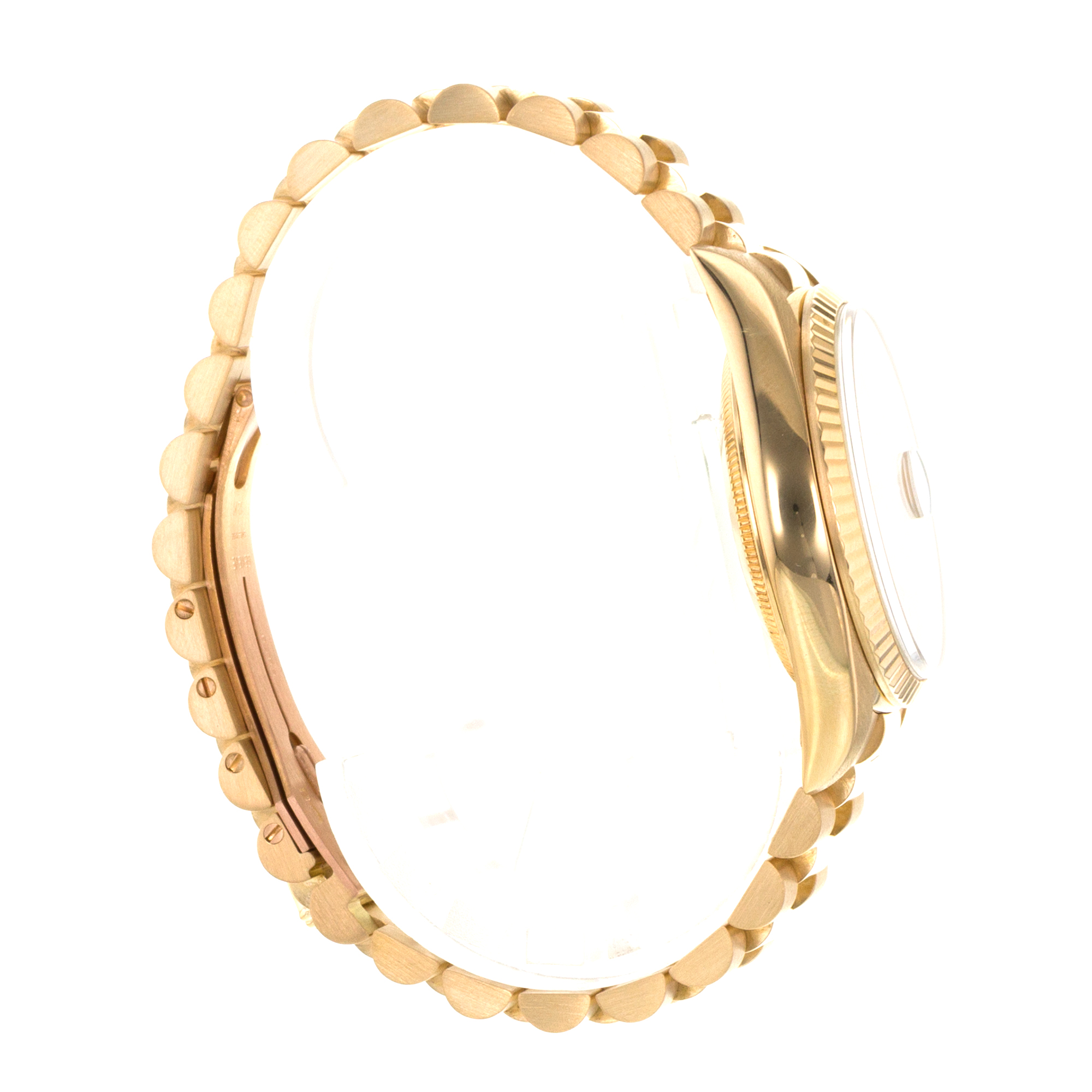 Rolex Day-Date 36 18238 18k Yellow Gold Fluted President Solid Mens Watch 1991 thumbnail 6