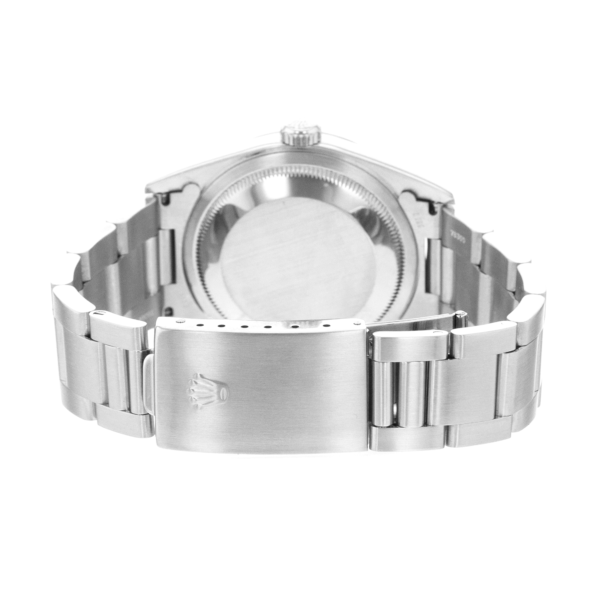 Rolex Datejust 36 16200 Vintage Grey Roman Smooth Oyster Steel Mens Watch 2003 thumbnail 9