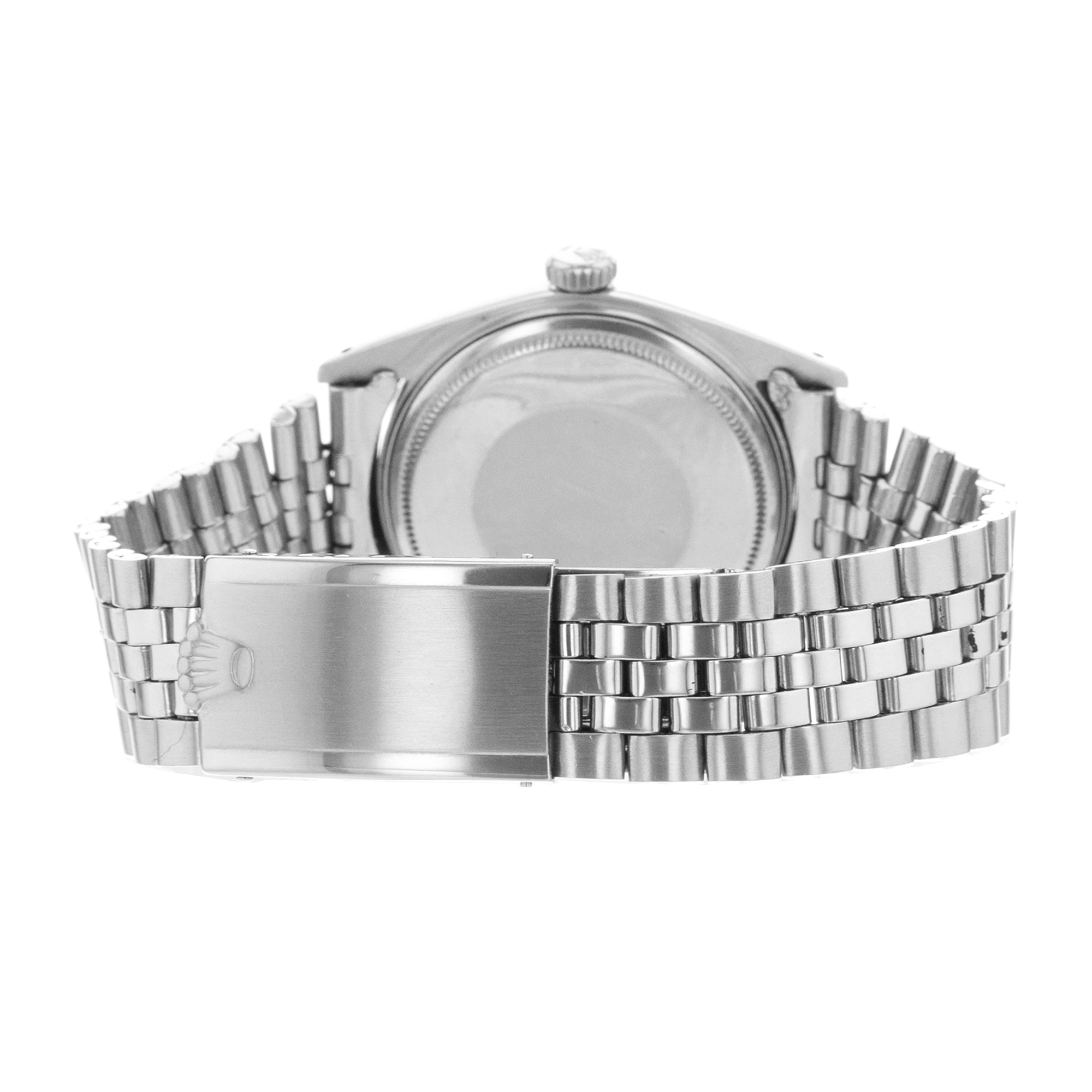 Rolex Datejust 36 1601 Silver Index Vintage Steel White Gold Mens Watch 1967 thumbnail 9