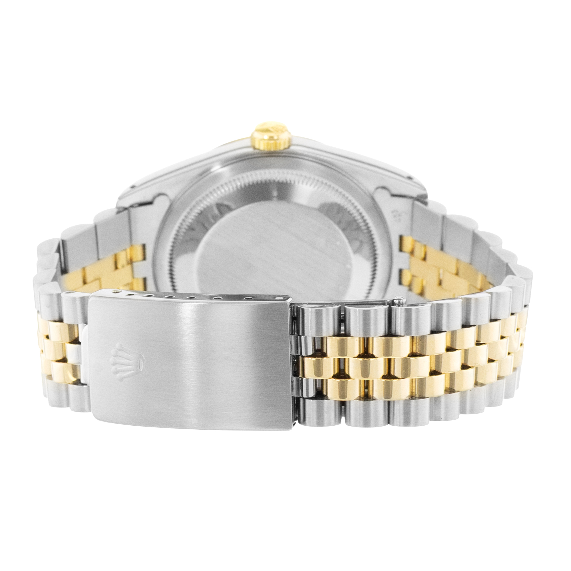 Rolex Datejust 36 16233 Champagne Index Steel Gold Fluted Jubilee Mens Watch thumbnail 9