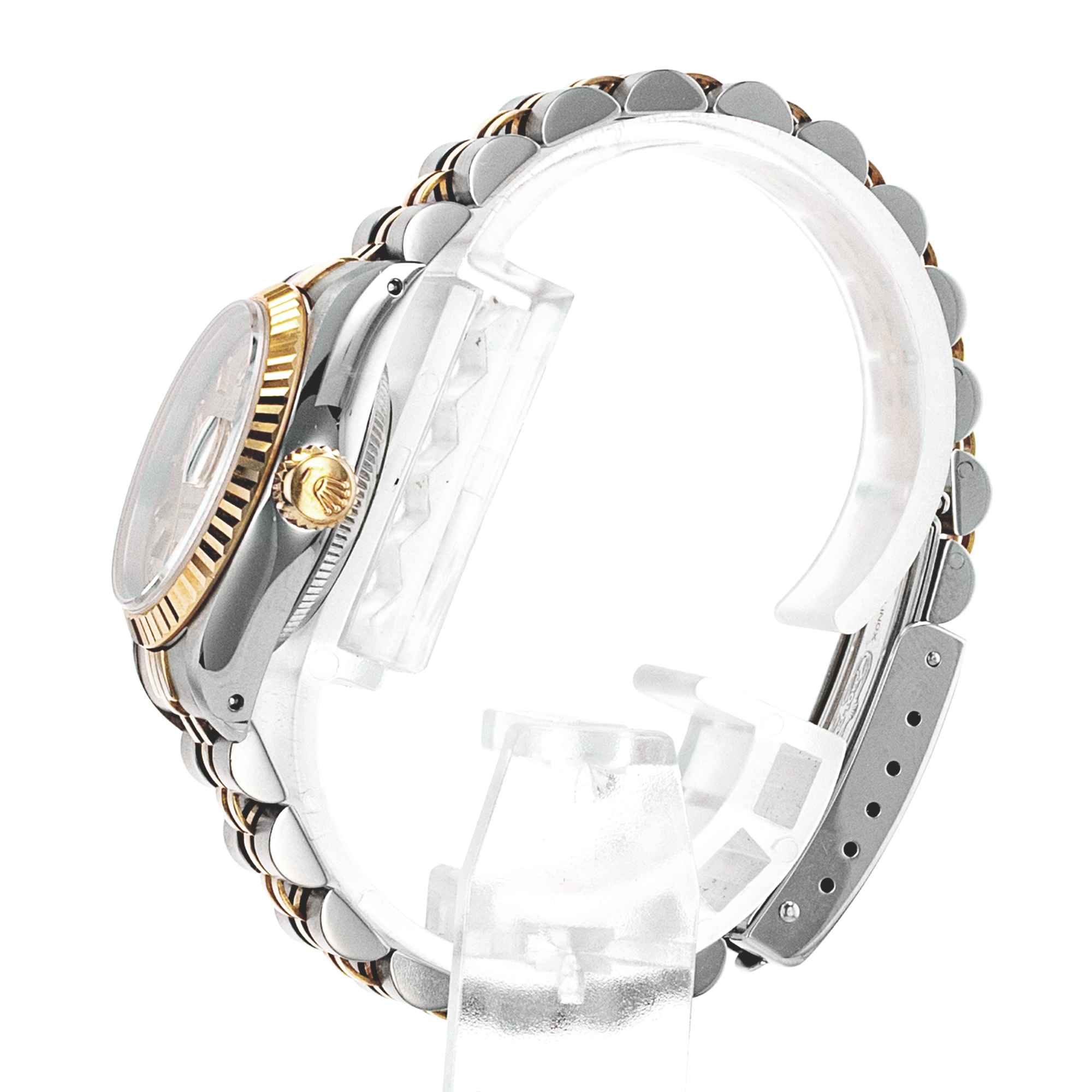 Rolex Datejust 26 69173 Champagne Index Jubilee Steel Yellow Gold Ladies Watch thumbnail 5