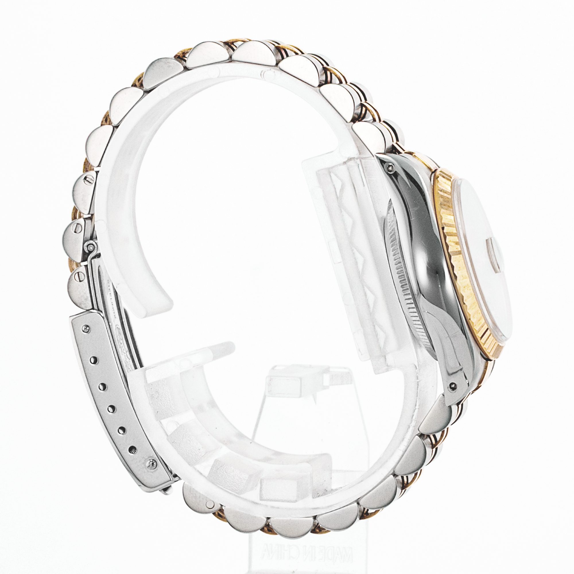 Rolex Datejust 26 69173 Champagne Index Jubilee Steel Yellow Gold Ladies Watch thumbnail 6