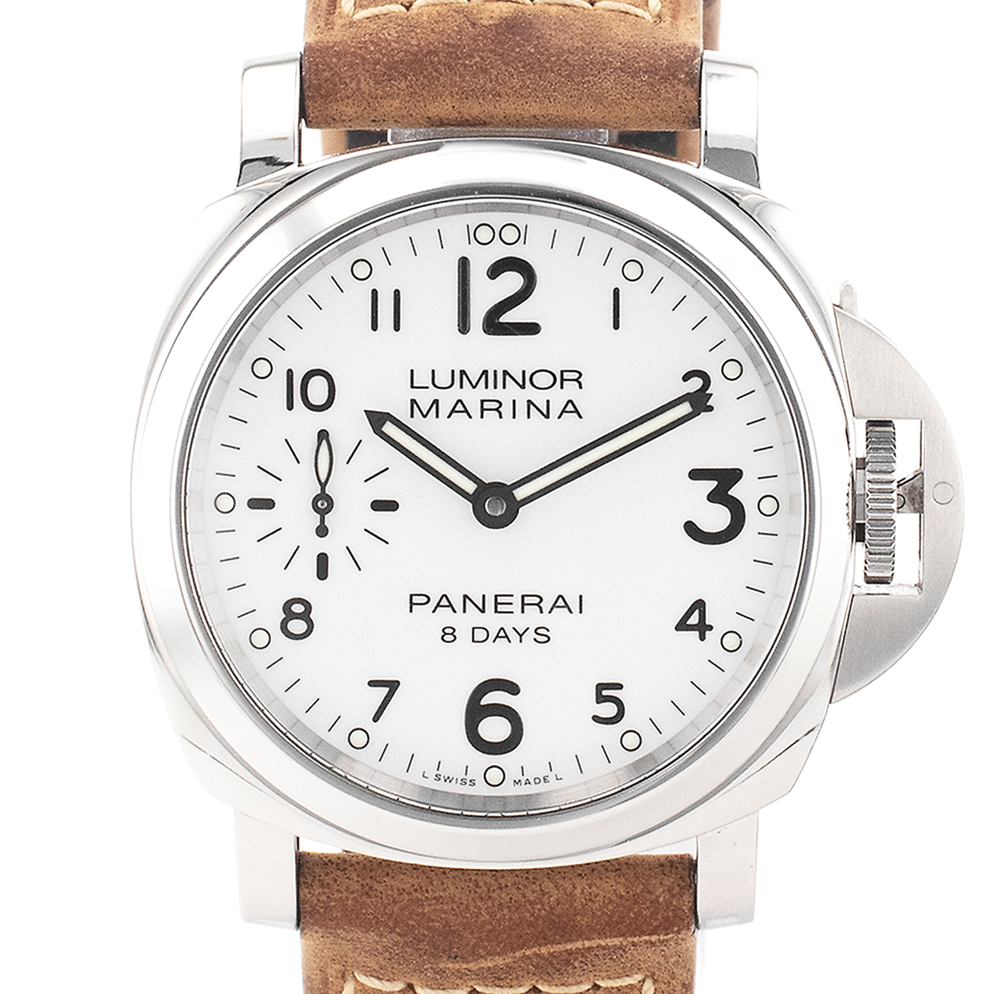 Panerai Luminor Marina 8 Days PAM00563 44mm Steel Manual Winding Mens Watch 2015 thumbnail 1