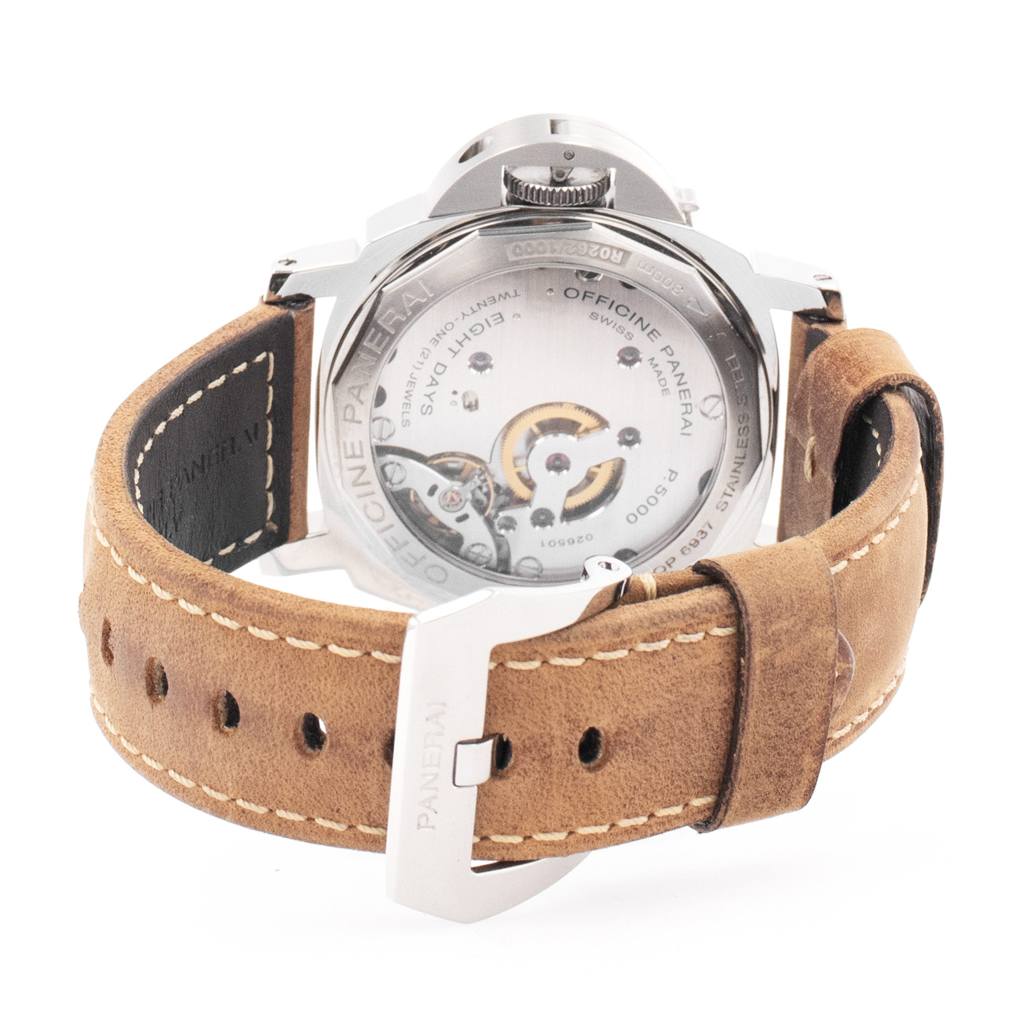 Panerai Luminor Marina 8 Days PAM00563 44mm Steel Manual Winding Mens Watch 2015 thumbnail 10