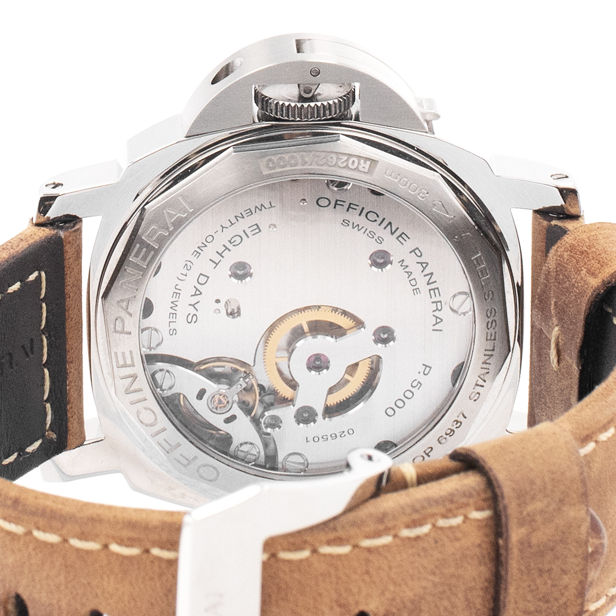 Panerai Luminor Marina 8 Days PAM00563 44mm Steel Manual Winding Mens Watch 2015 thumbnail 11