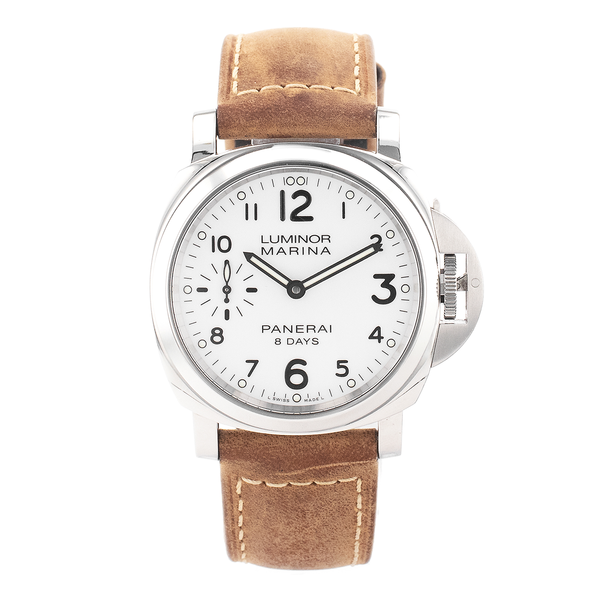 Panerai Luminor Marina 8 Days PAM00563 44mm Steel Manual Winding Mens Watch 2015 thumbnail 2