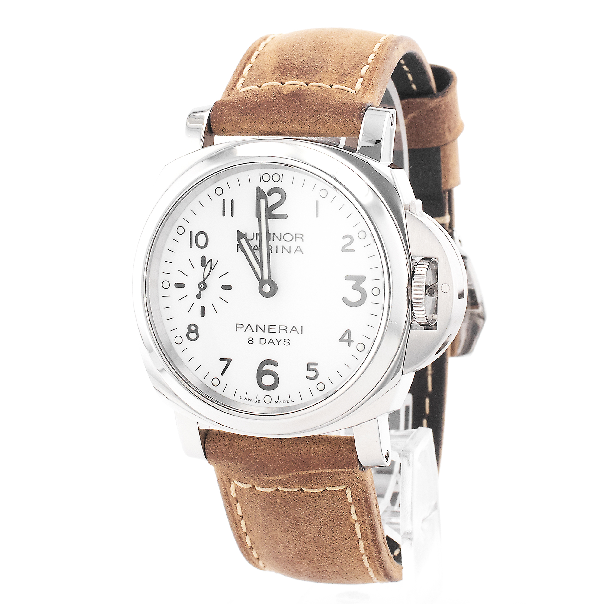 Panerai Luminor Marina 8 Days PAM00563 44mm Steel Manual Winding Mens Watch 2015 thumbnail 4
