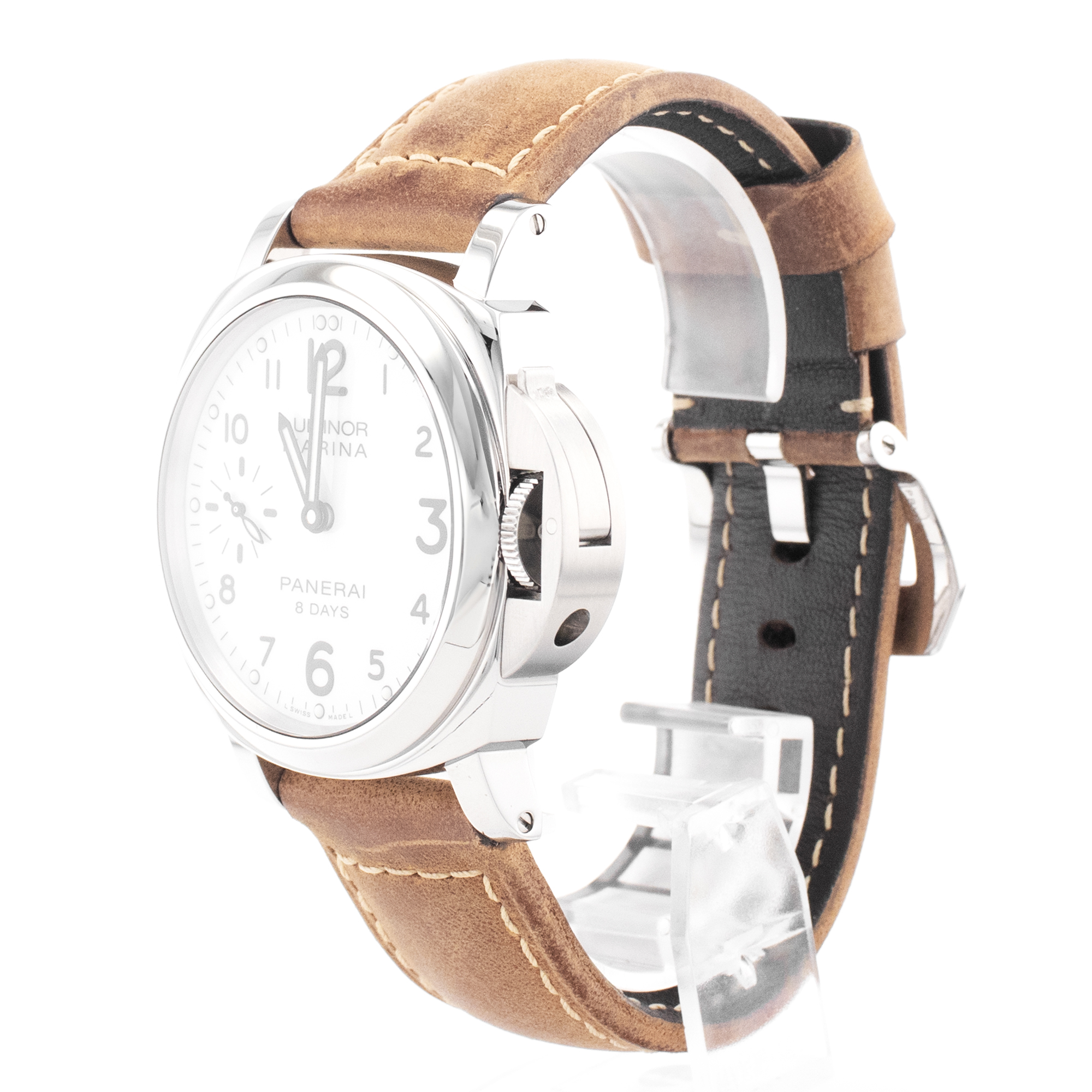Panerai Luminor Marina 8 Days PAM00563 44mm Steel Manual Winding Mens Watch 2015 thumbnail 5