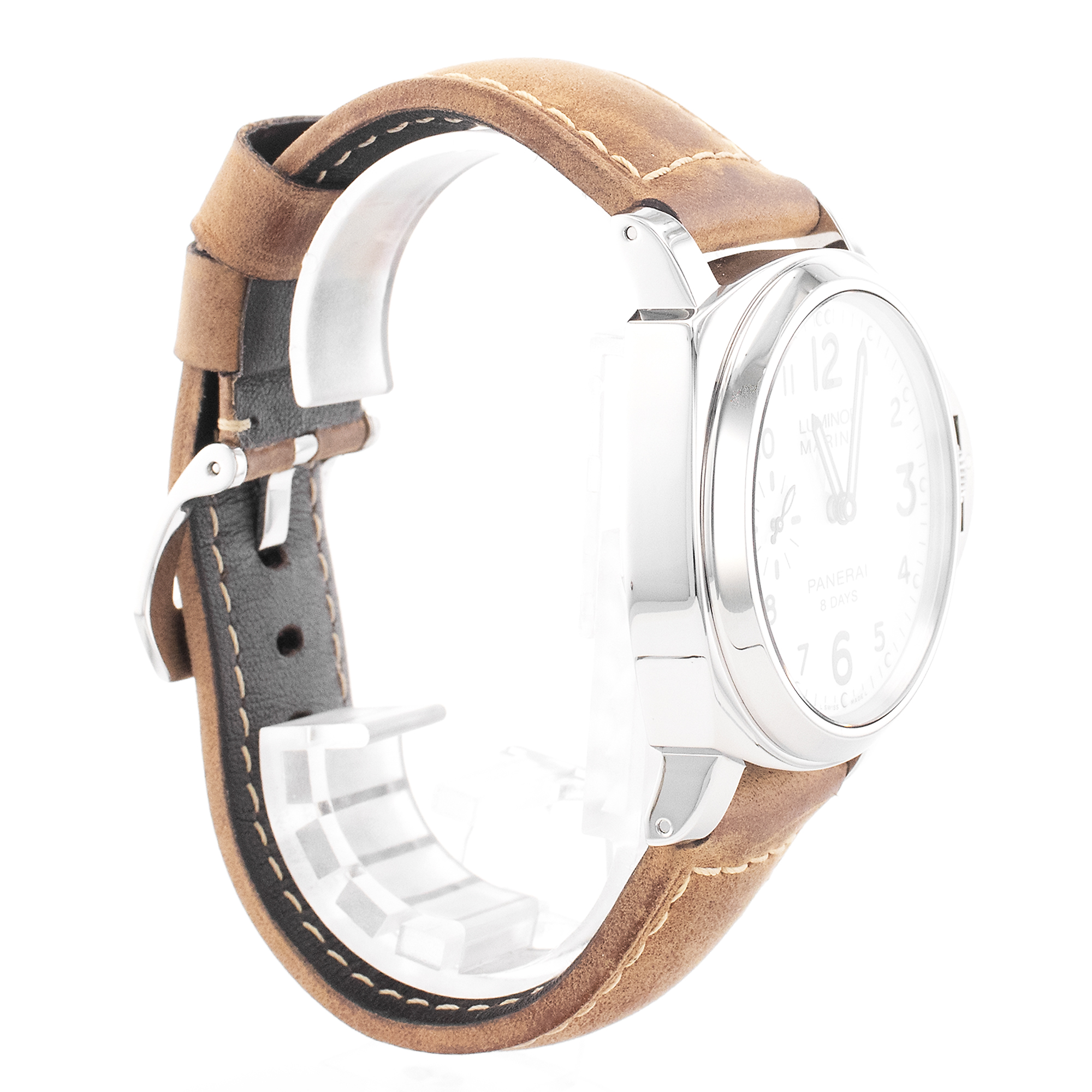 Panerai Luminor Marina 8 Days PAM00563 44mm Steel Manual Winding Mens Watch 2015 thumbnail 7