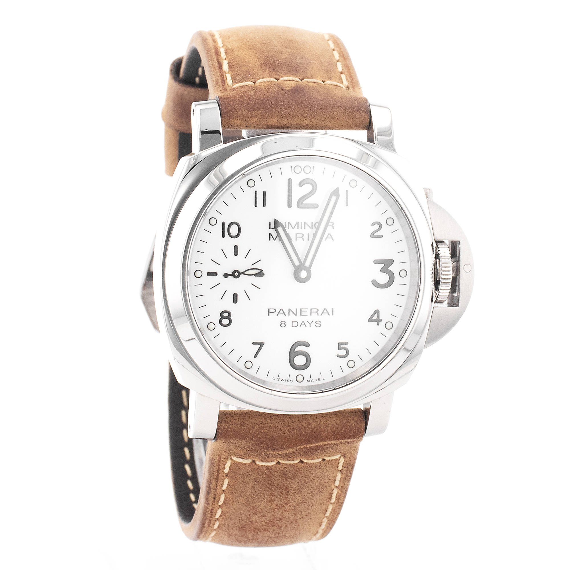 Panerai Luminor Marina 8 Days PAM00563 44mm Steel Manual Winding Mens Watch 2015 thumbnail 9