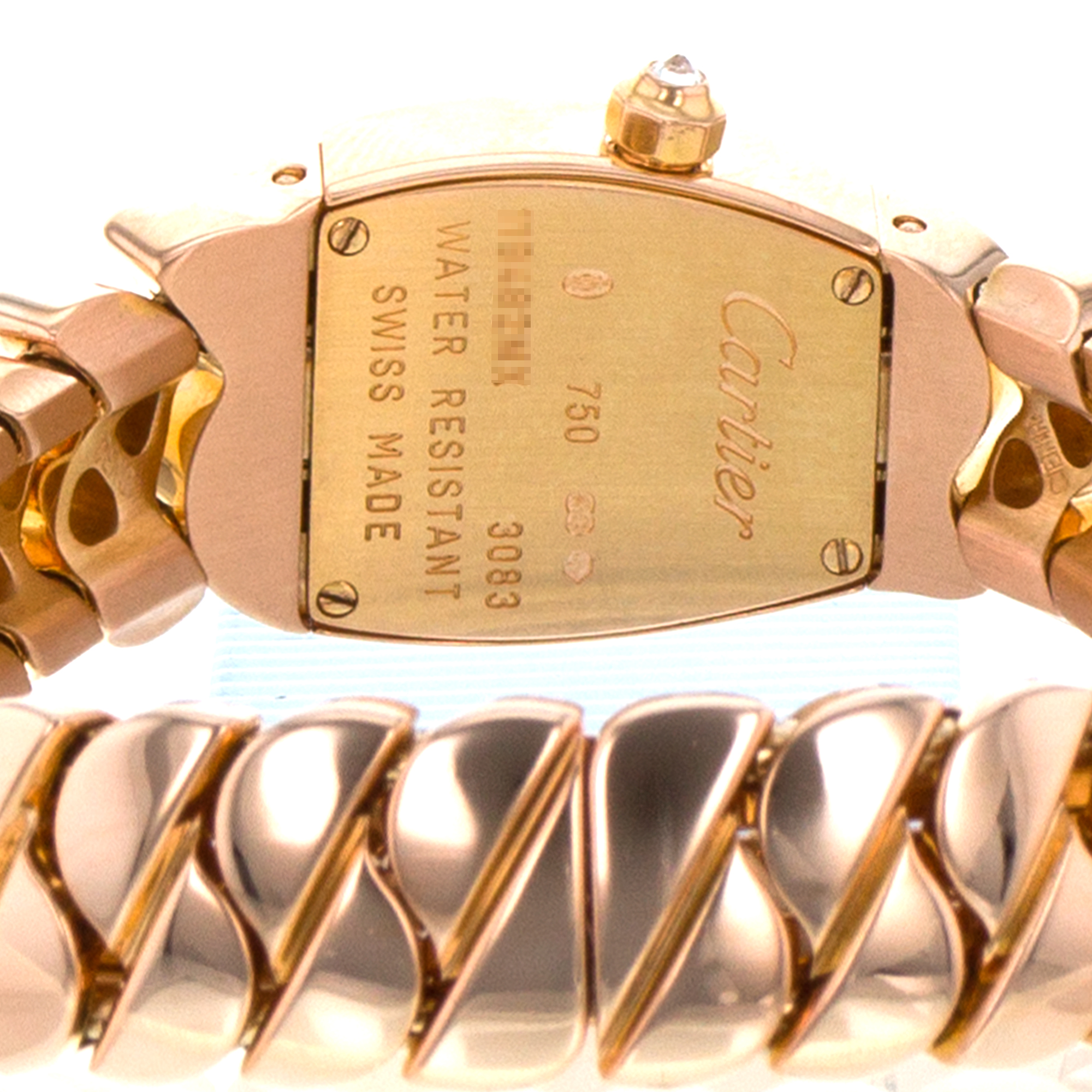 Cartier La Dona de Cartier WE60086I Mini 18mm Factory Diamonds Rose Gold Watch thumbnail 10