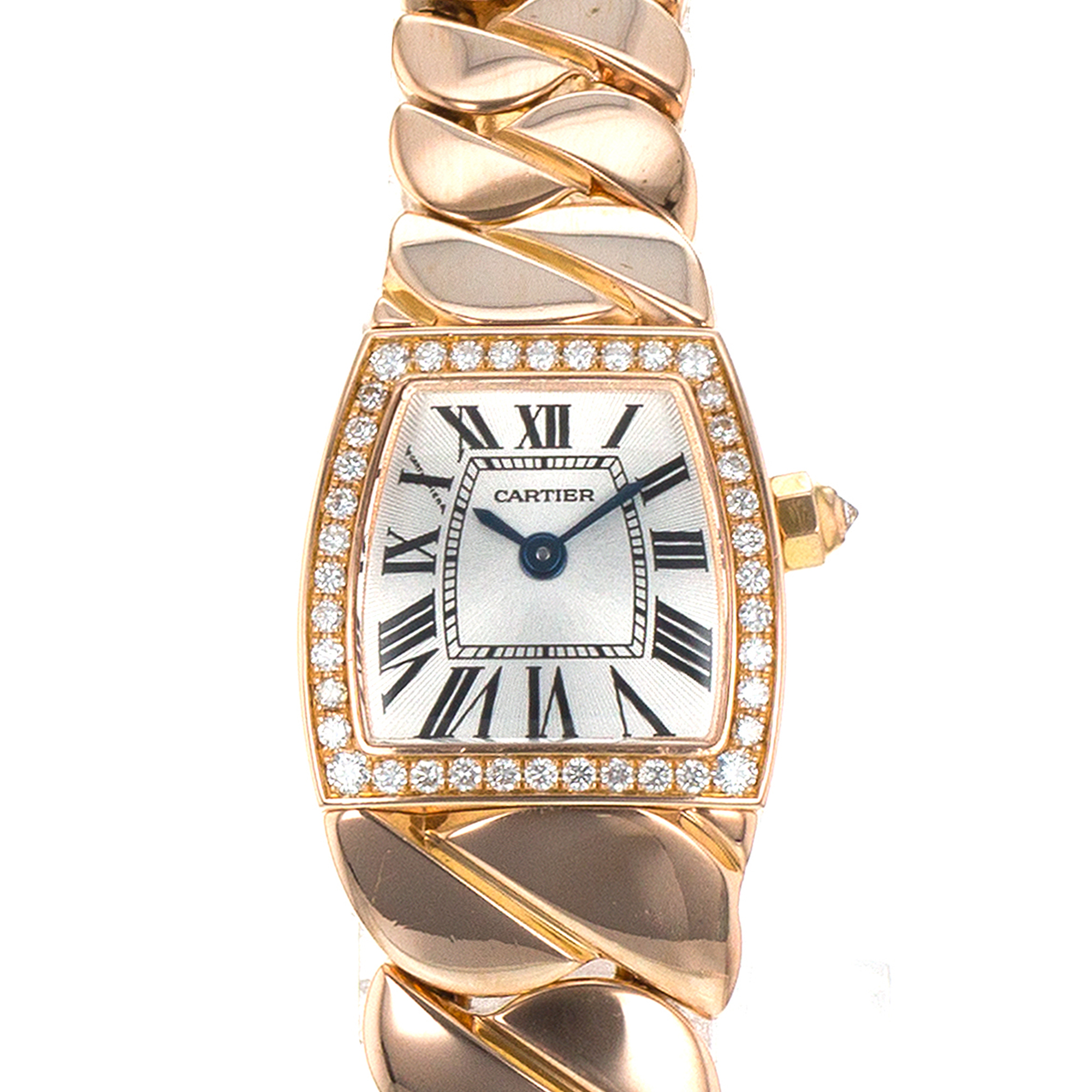 Cartier La Dona de Cartier WE60086I Mini 18mm Factory Diamonds Rose Gold Watch thumbnail 1