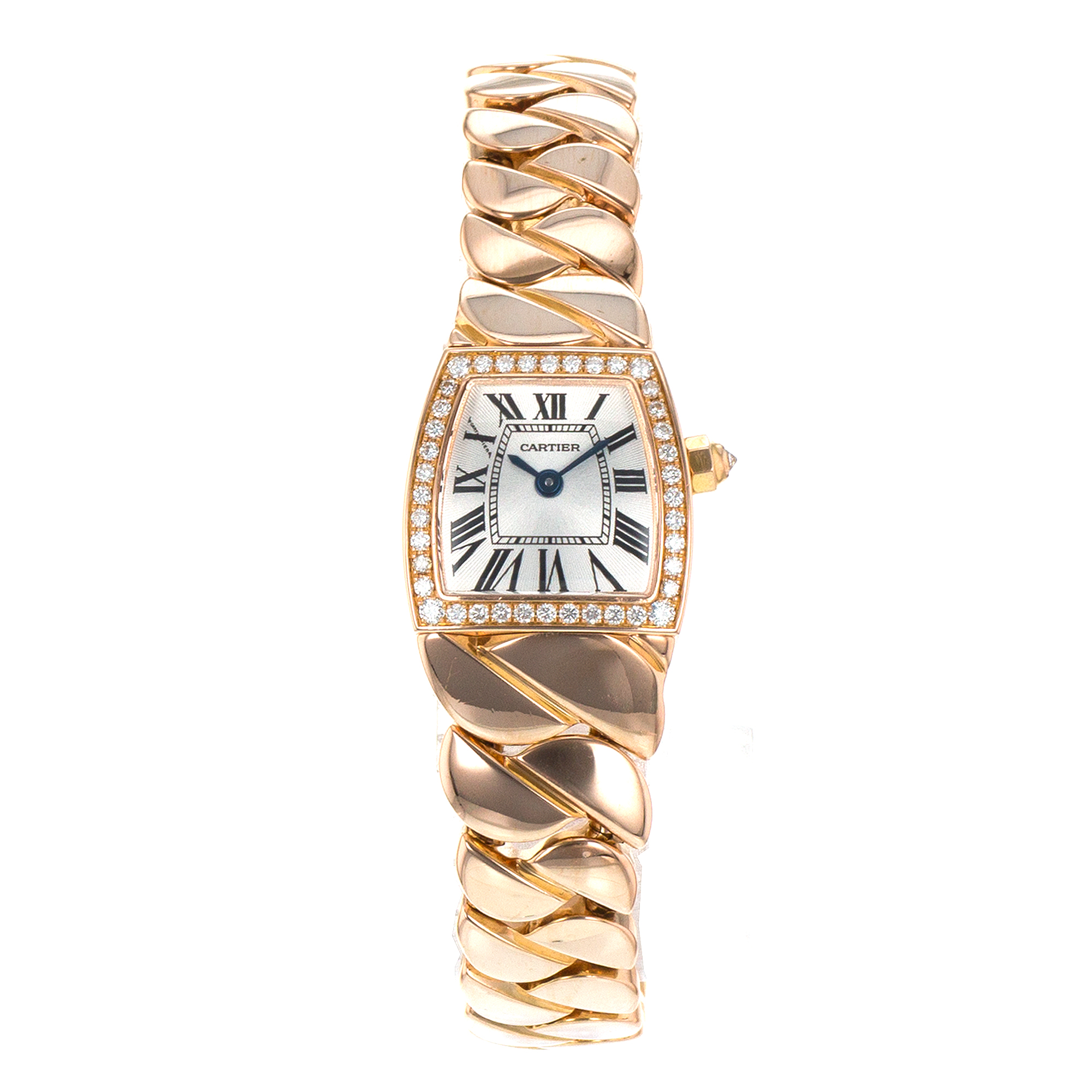 Cartier La Dona de Cartier WE60086I Mini 18mm Factory Diamonds Rose Gold Watch thumbnail 2