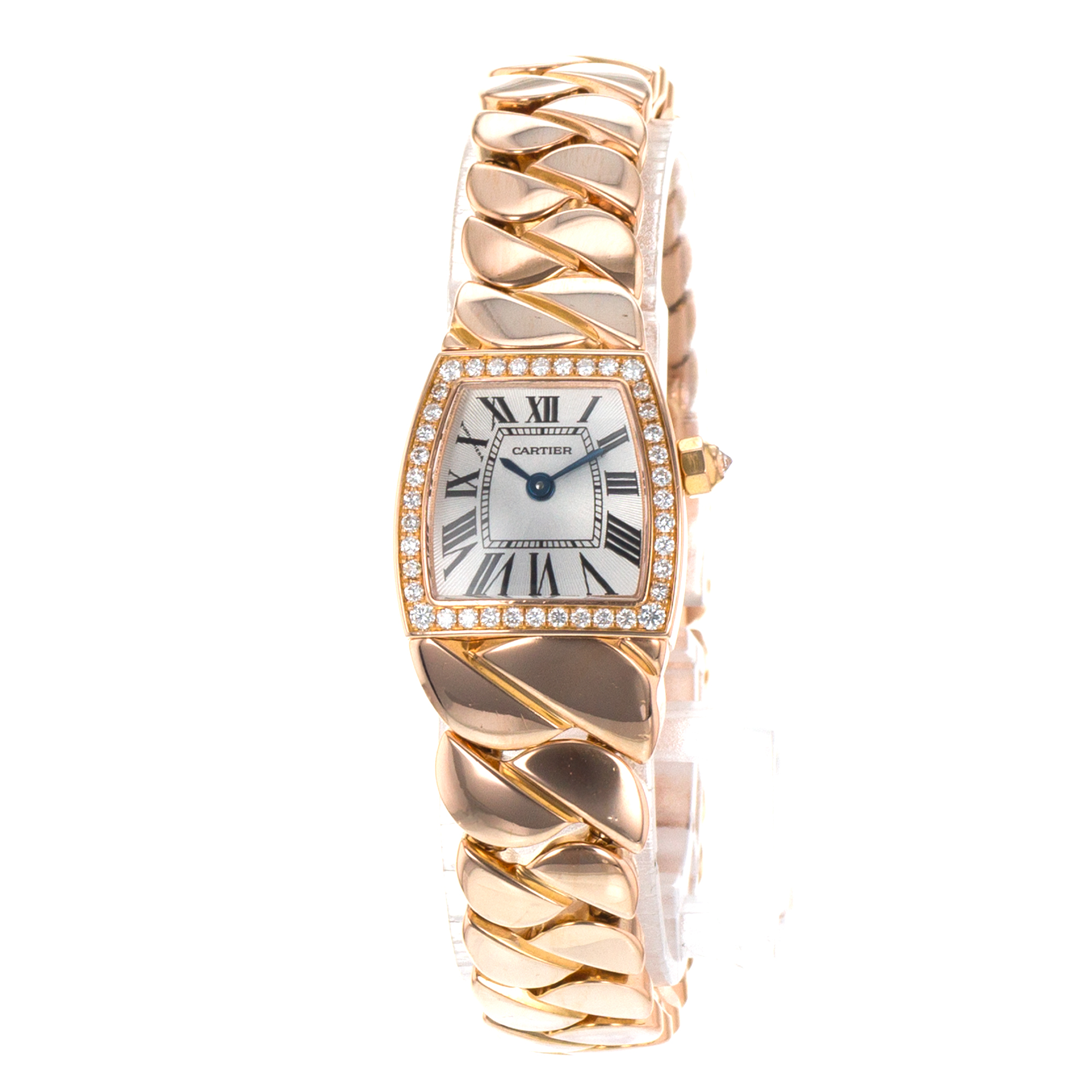 Cartier La Dona de Cartier WE60086I Mini 18mm Factory Diamonds Rose Gold Watch thumbnail 3