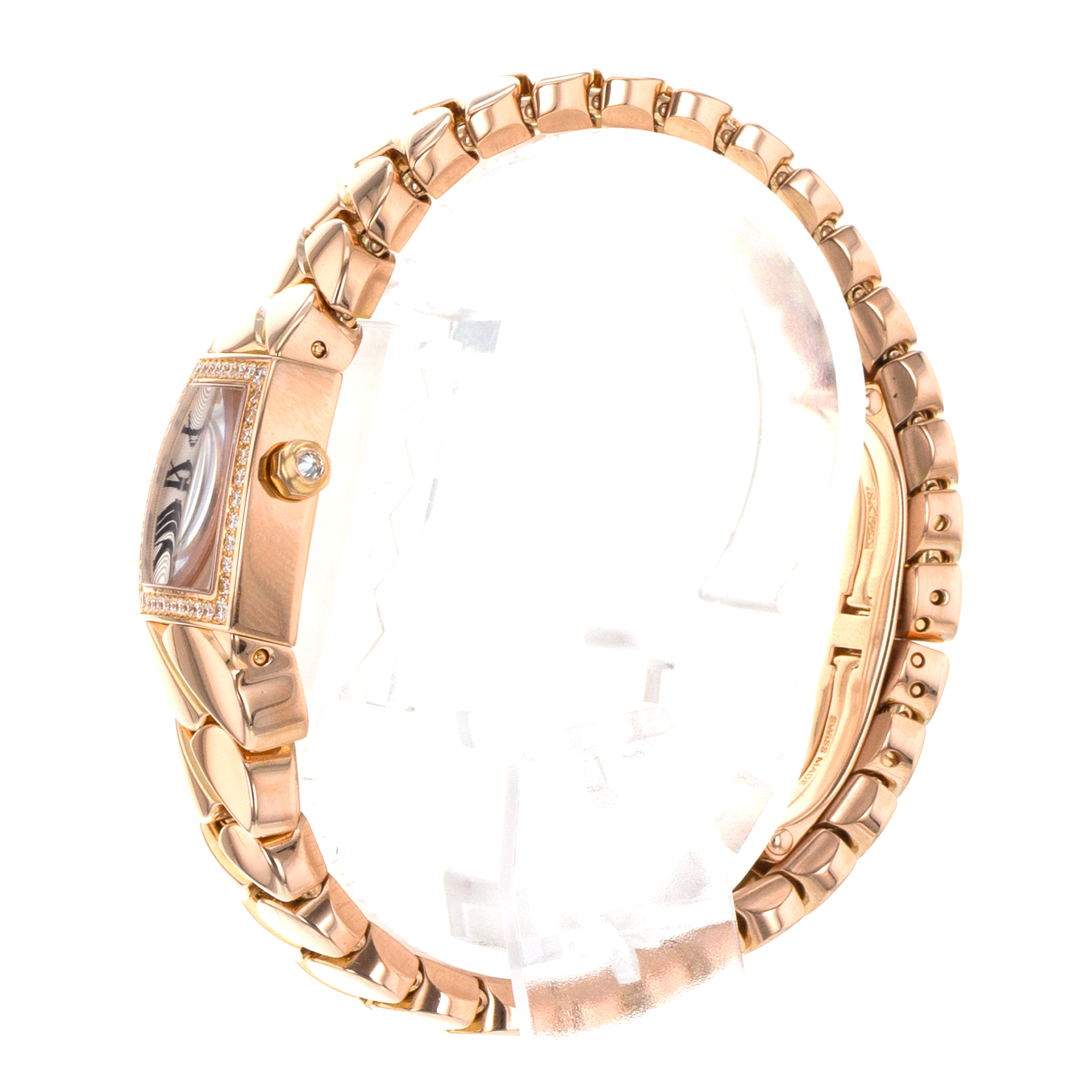 Cartier La Dona de Cartier WE60086I Mini 18mm Factory Diamonds Rose Gold Watch thumbnail 5