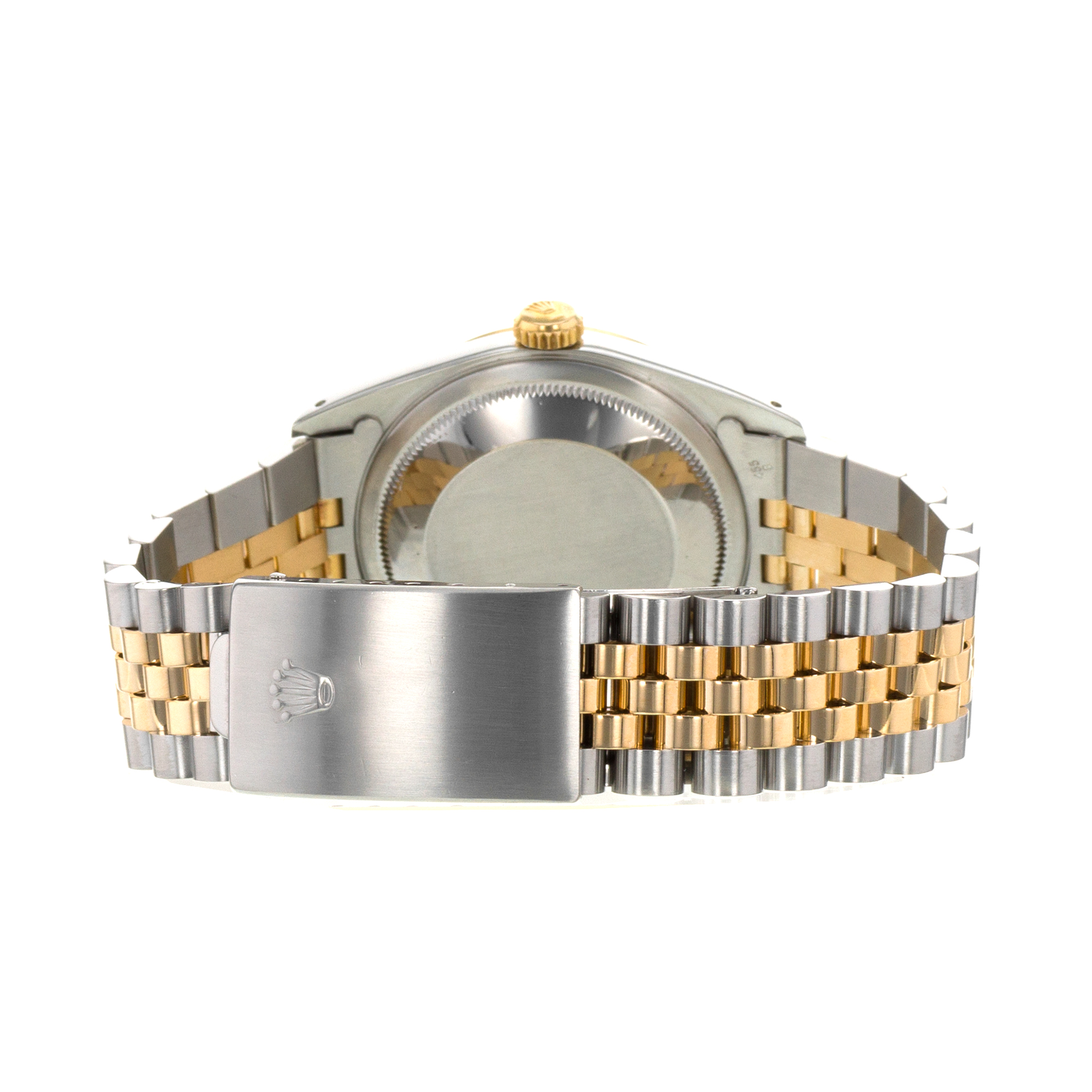 Rolex Datejust 36 16233 Factory Diamond Steel Yellow Gold Mens Watch 1991 thumbnail 10