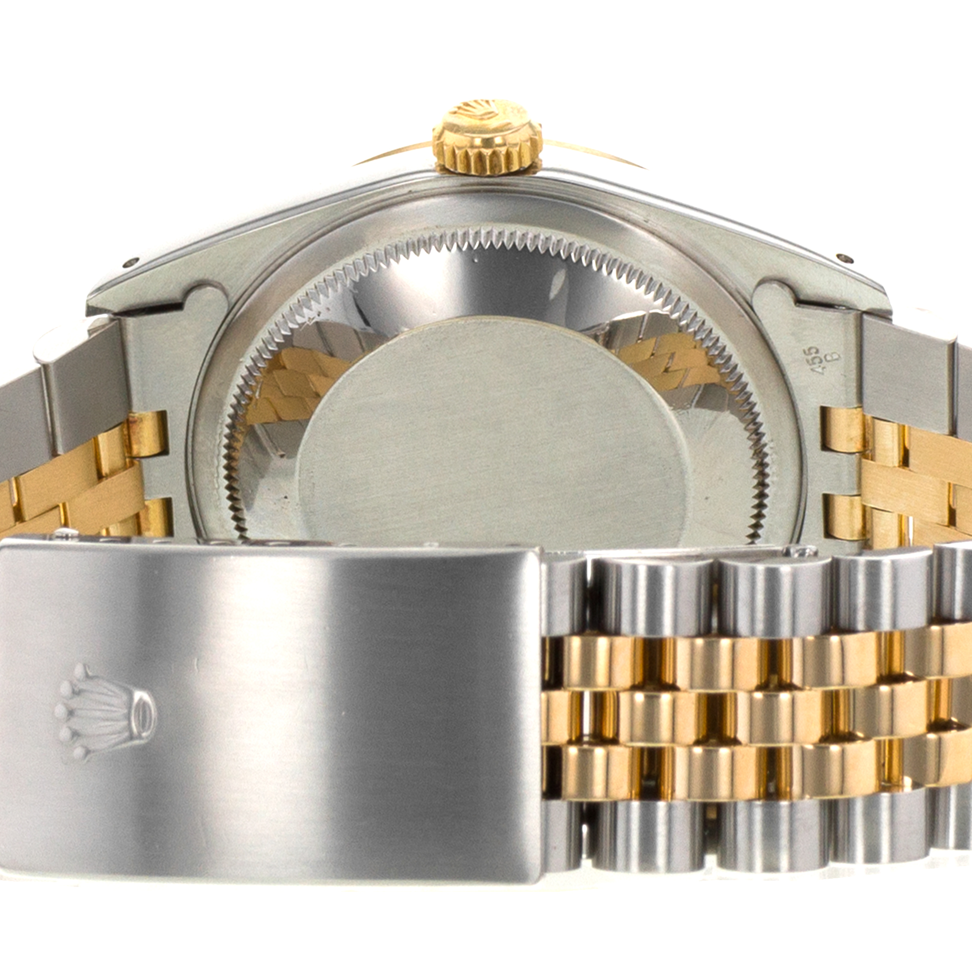 Rolex Datejust 36 16233 Factory Diamond Steel Yellow Gold Mens Watch 1991 thumbnail 11