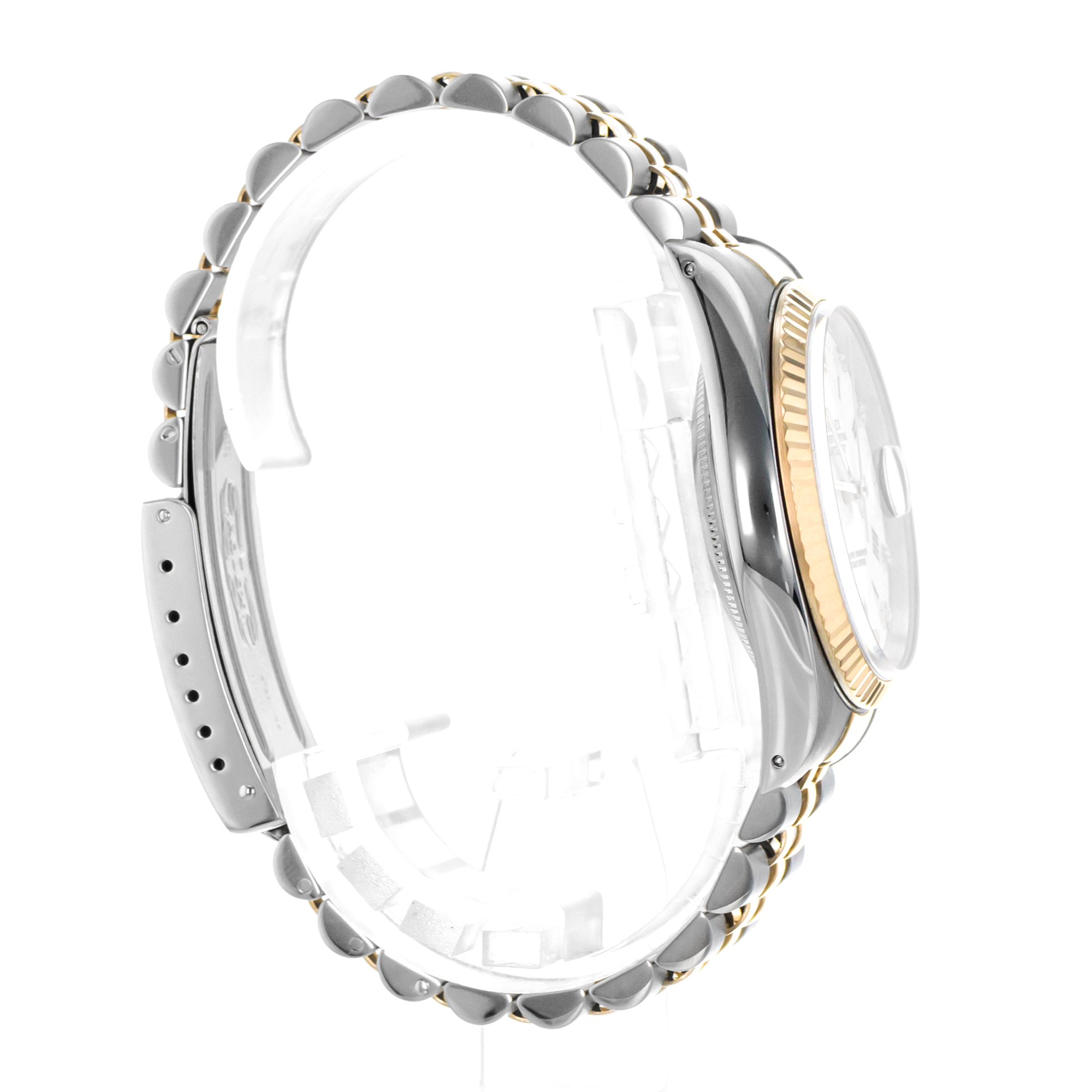 Rolex Datejust 36 16233 Factory Diamond Roman Steel Yellow Gold Mens Watch 1989 thumbnail 7