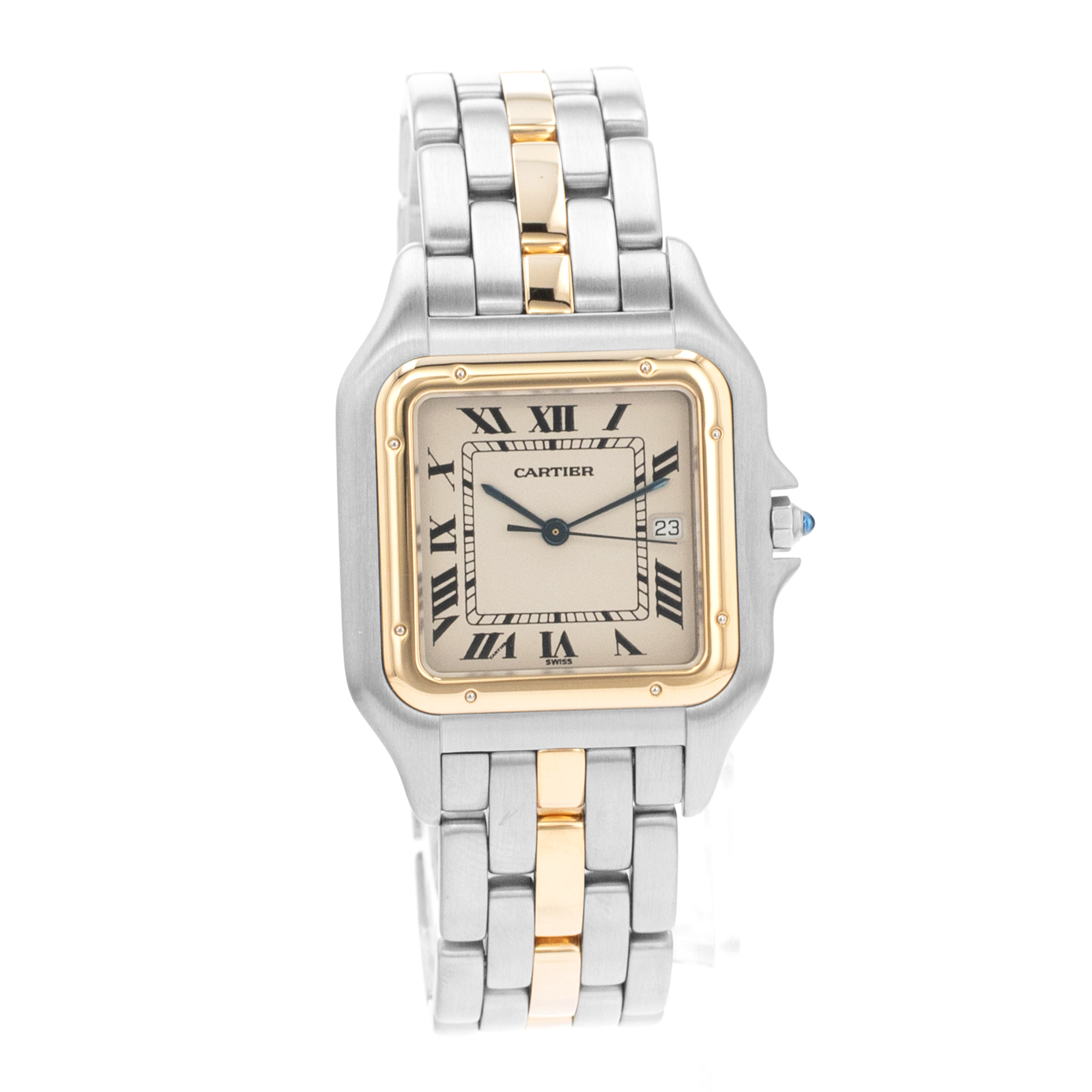 Cartier Panthere W25021B5 187957 Champagne Single Row Yellow Gold Ladies Watch thumbnail 8