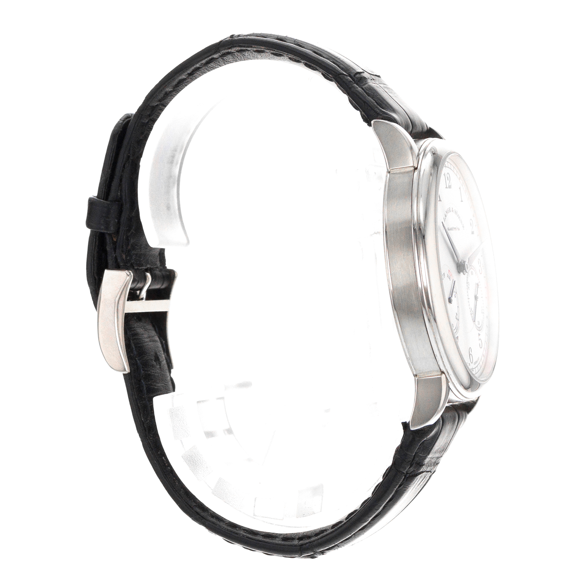 A Lange & Sohne 1815 234.026 Up Down 39mm White Gold Silver Arabic Mens Watch thumbnail 6