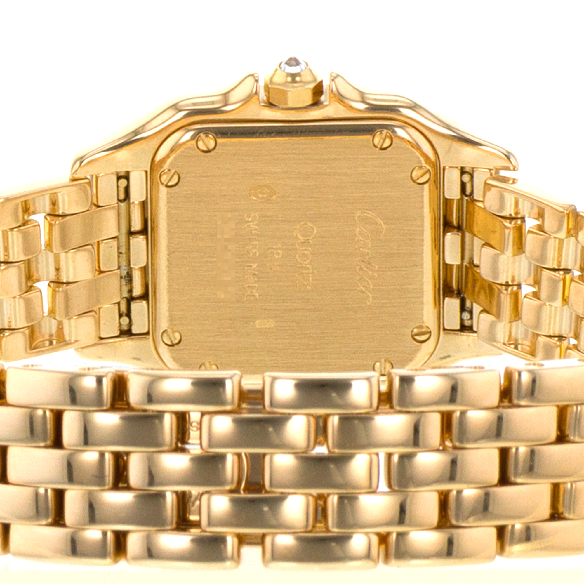 Cartier Panthere 128000M 22mm Roman Factory Diamonds Yellow Gold Ladies Watch thumbnail 10