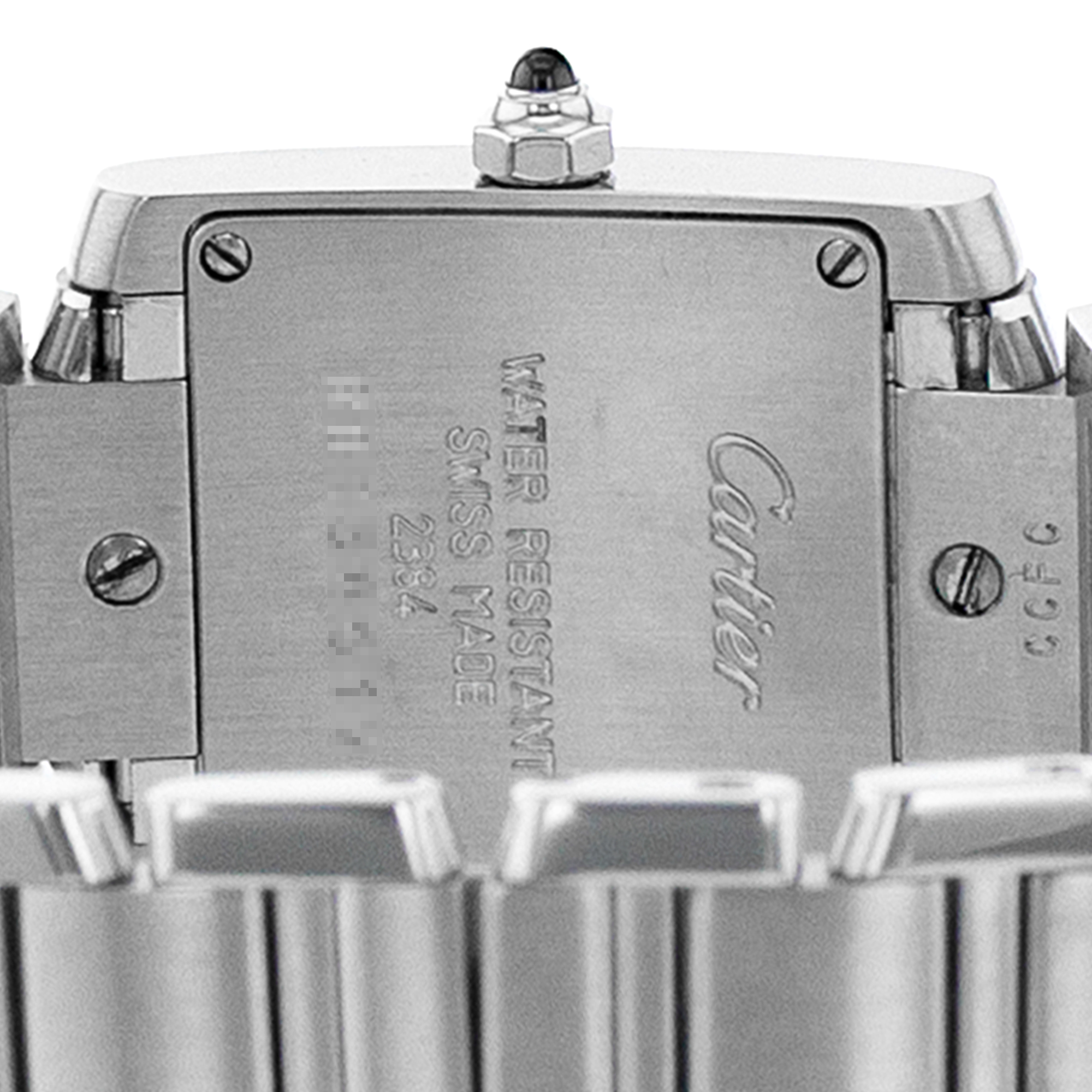 Cartier Tank Francaise W51008Q3 2384 20mm Small Silver Roman Steel Ladies Watch thumbnail 10