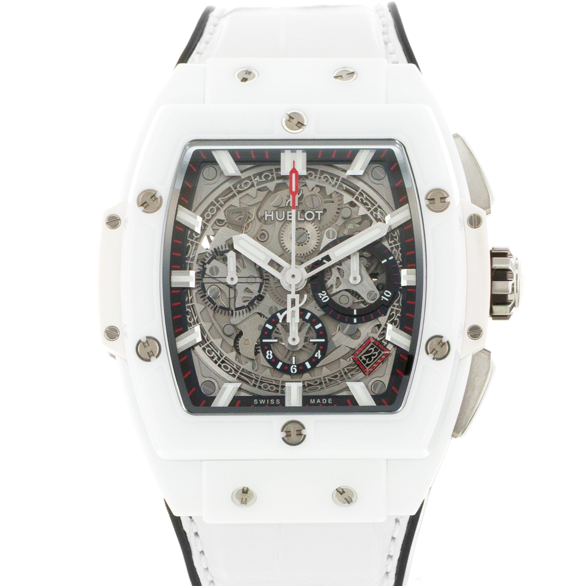 Hublot Spirit of Big Bang 641.HX.0173.LR 42mm White Ceramic Chronograph Watch thumbnail 1