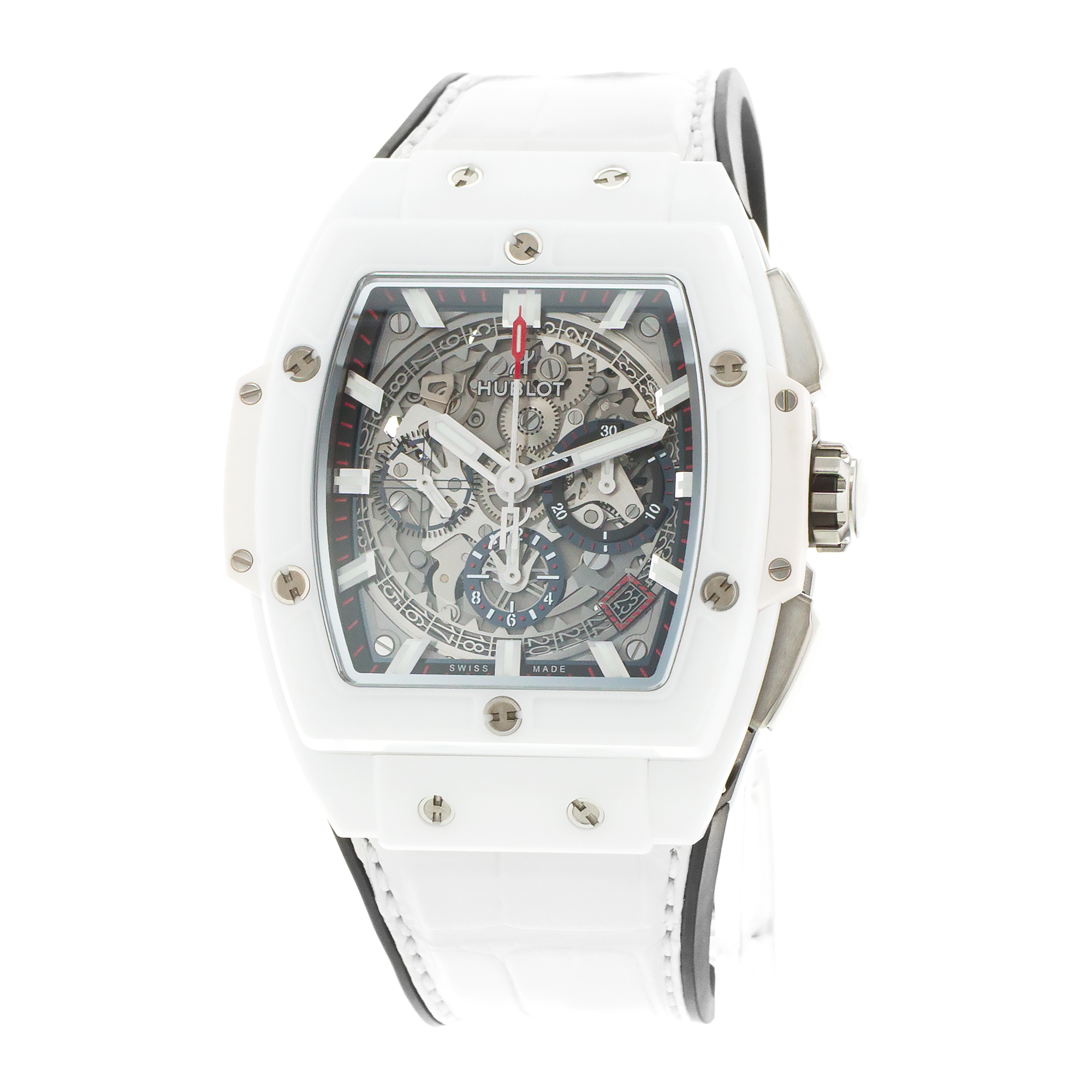 Hublot Spirit of Big Bang 641.HX.0173.LR 42mm White Ceramic Chronograph Watch thumbnail 4