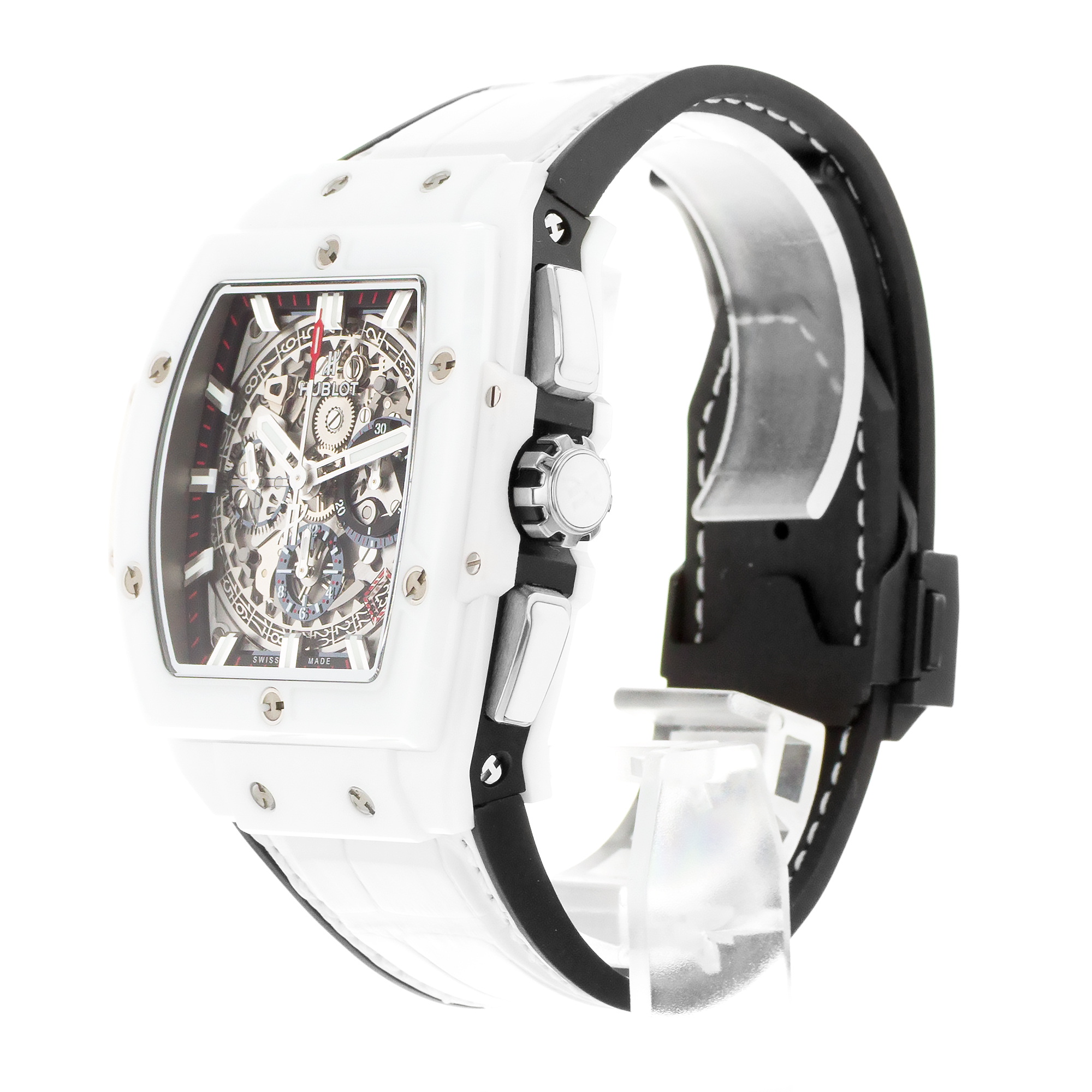 Hublot Spirit of Big Bang 641.HX.0173.LR 42mm White Ceramic Chronograph Watch thumbnail 5