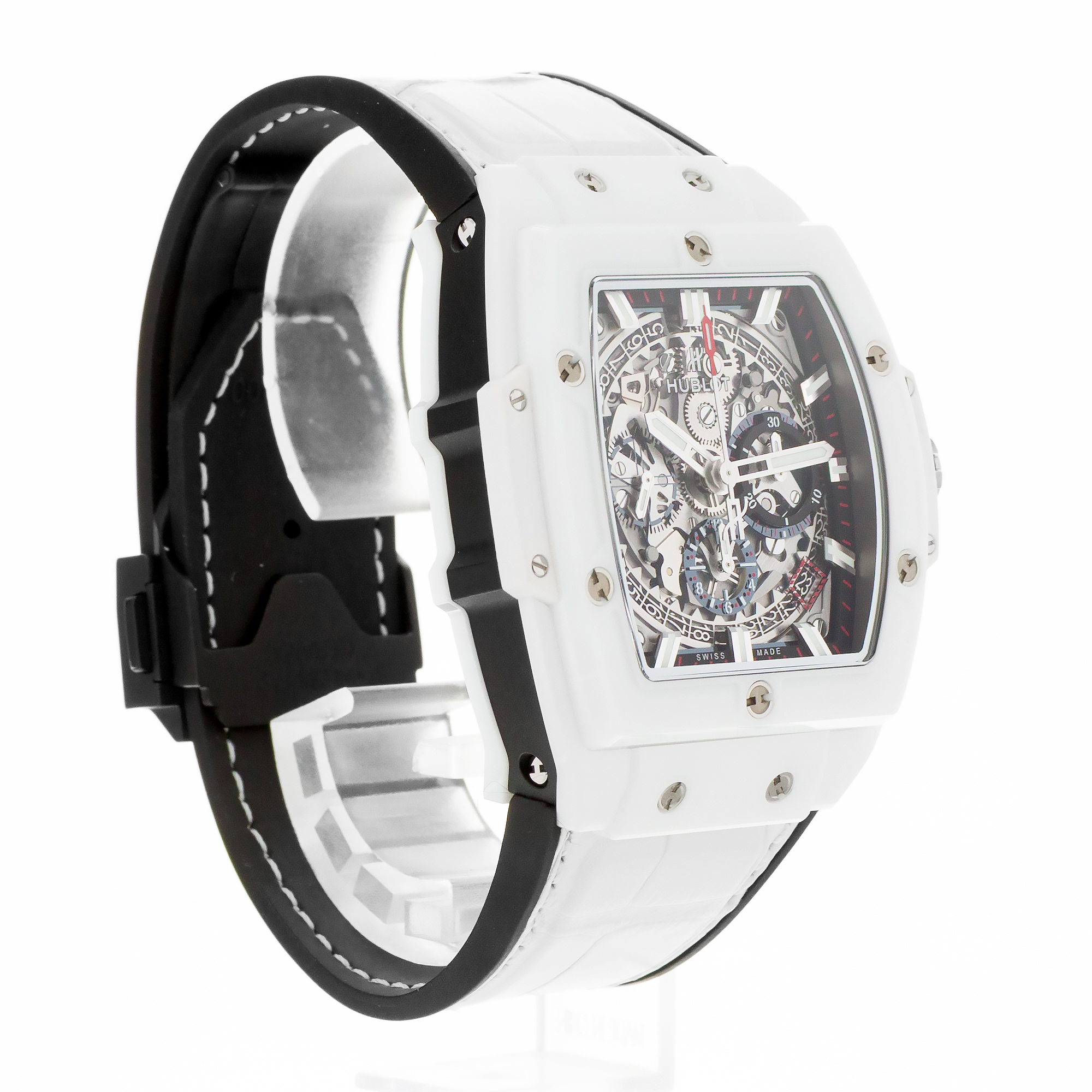 Hublot Spirit of Big Bang 641.HX.0173.LR 42mm White Ceramic Chronograph Watch thumbnail 8