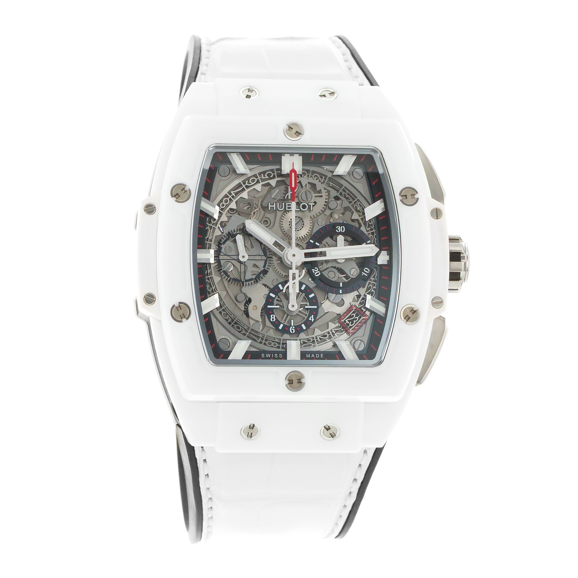 Hublot Spirit of Big Bang 641.HX.0173.LR 42mm White Ceramic Chronograph Watch thumbnail 9