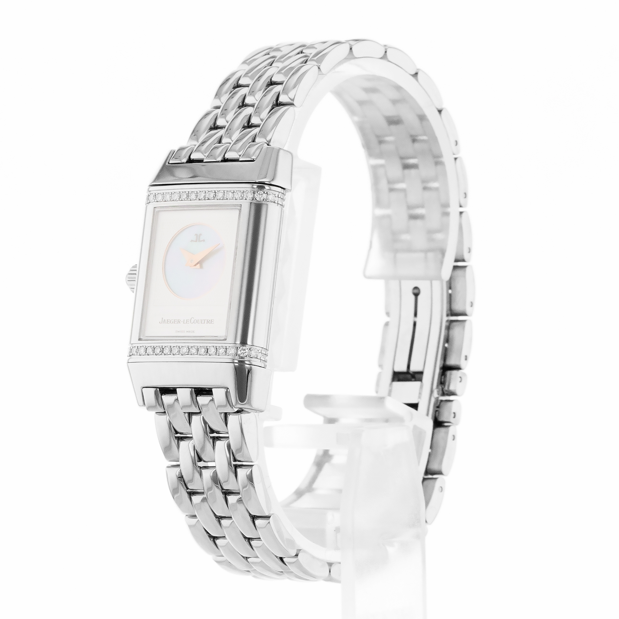Jaeger-LeCoultre Reverso Duetto Q2668120 266.8.44 Mother of Pearl Diamond thumbnail 4