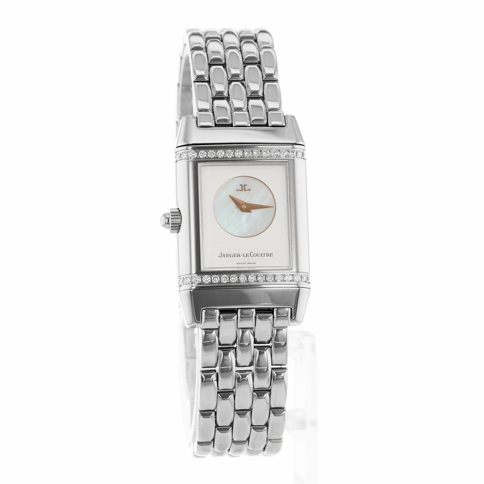 Jaeger-LeCoultre Reverso Duetto Q2668120 266.8.44 Mother of Pearl Diamond thumbnail 8