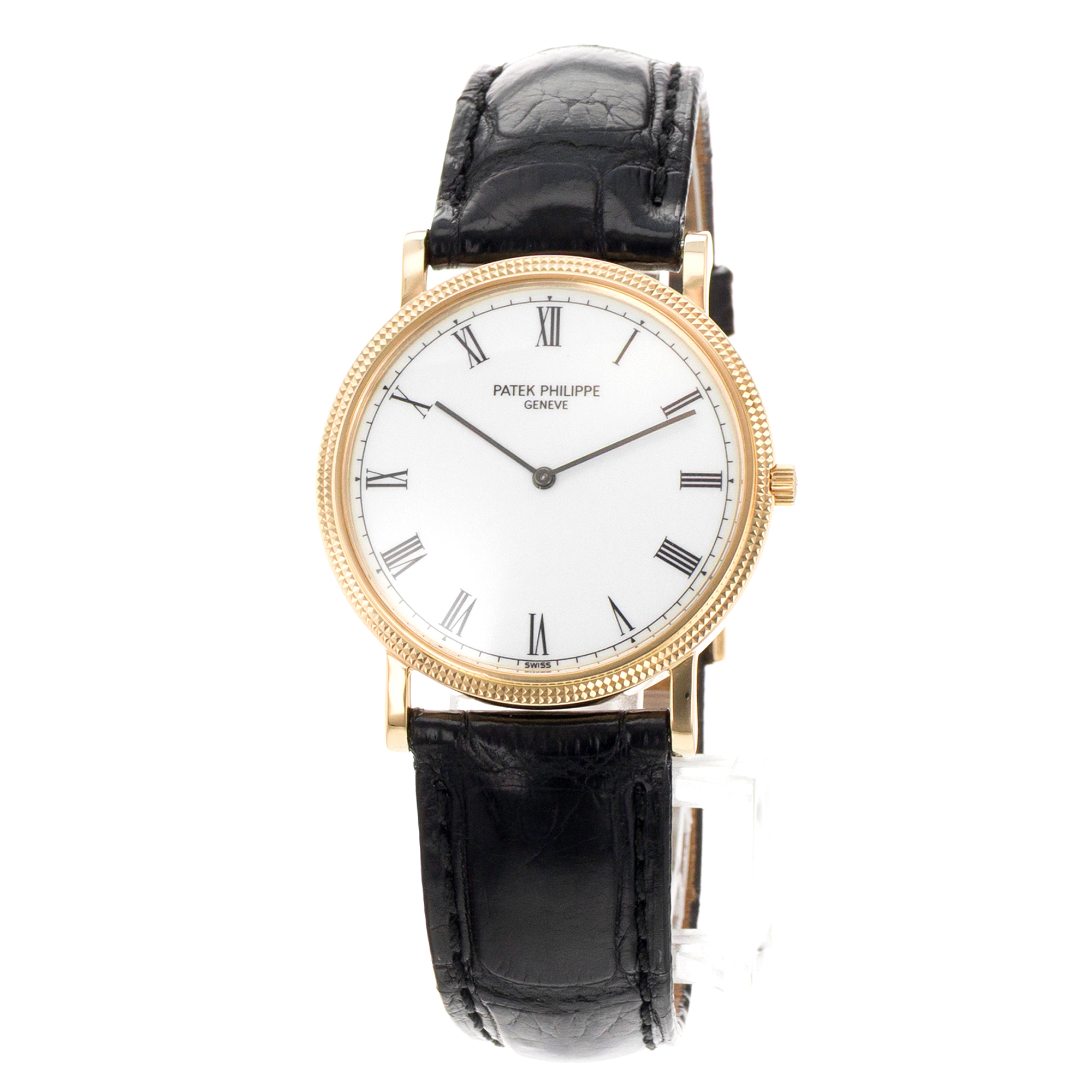 Patek Philippe Calatrava 3520D 32mm 18k Yellow Gold Manual Wind Mens Watch thumbnail 3