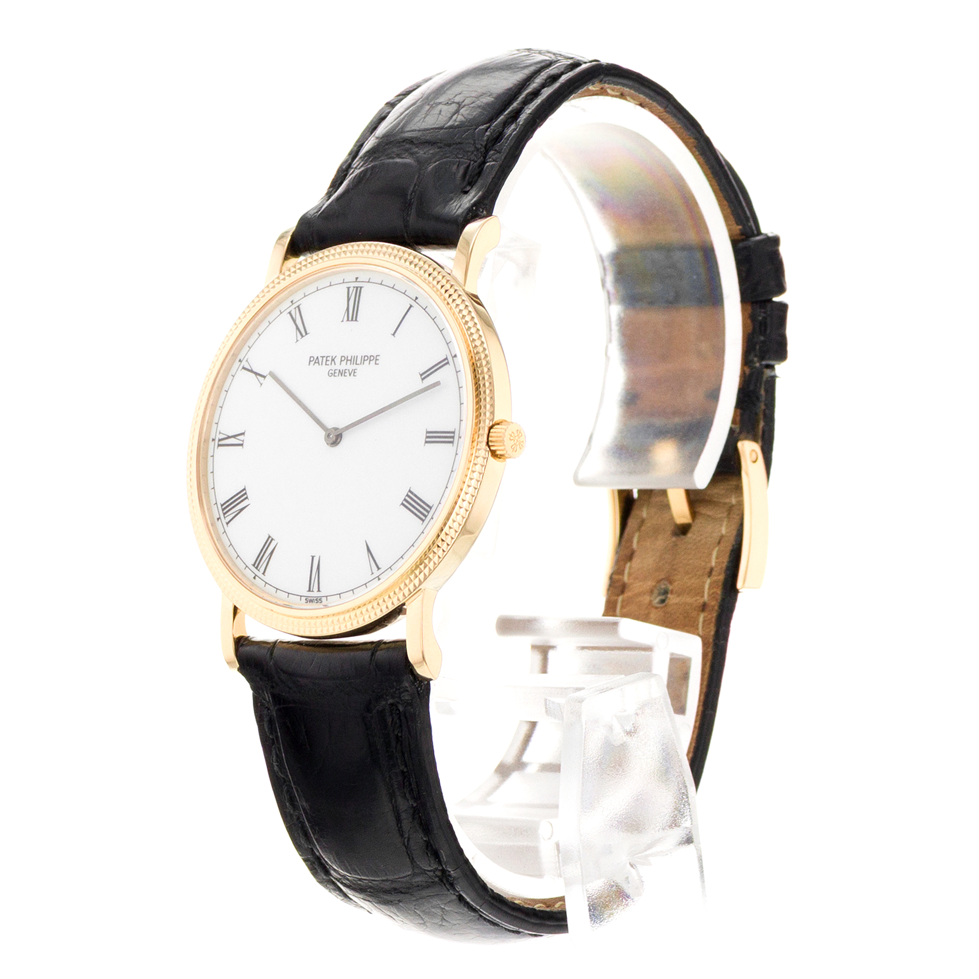 Patek Philippe Calatrava 3520D 32mm 18k Yellow Gold Manual Wind Mens Watch thumbnail 4