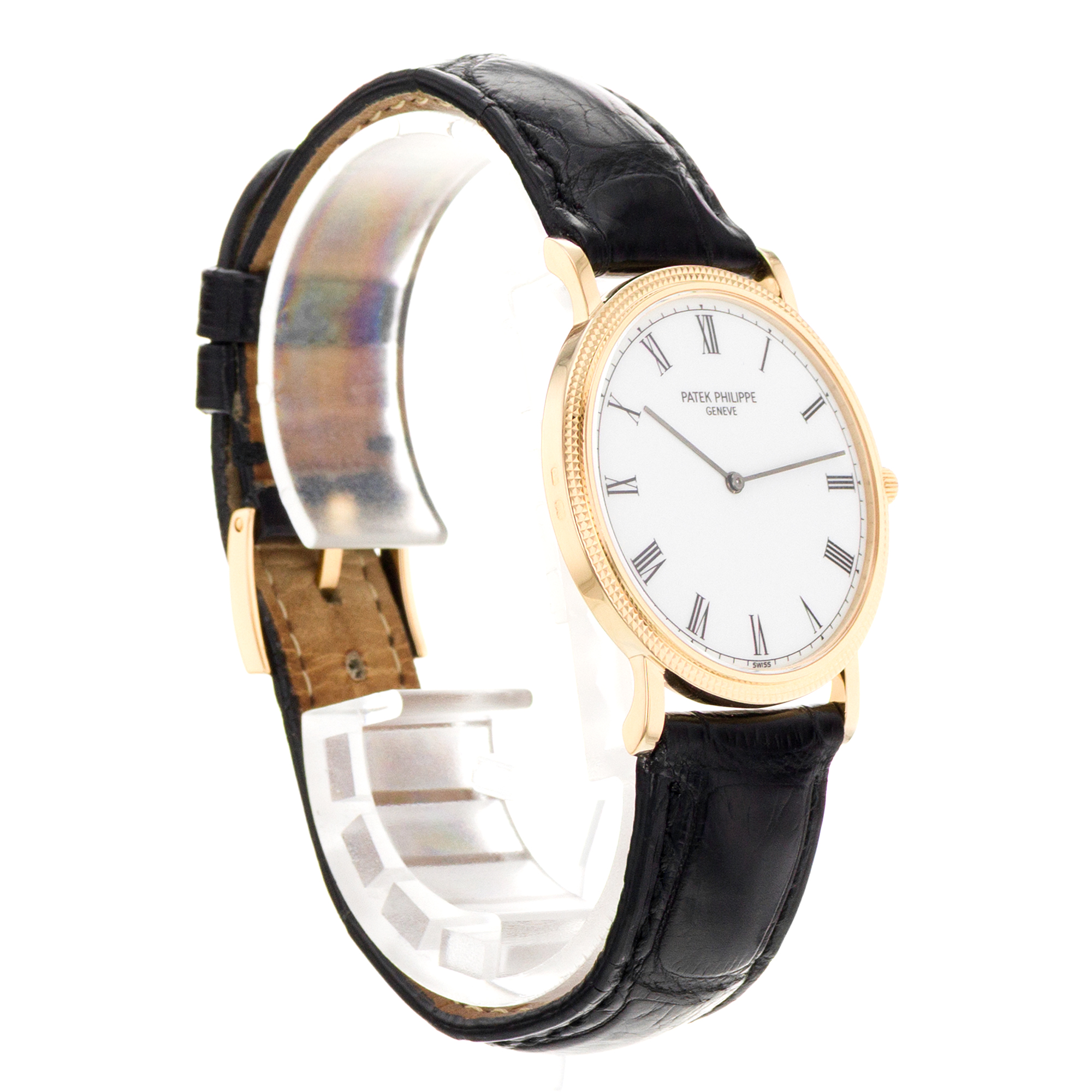 Patek Philippe Calatrava 3520D 32mm 18k Yellow Gold Manual Wind Mens Watch thumbnail 7