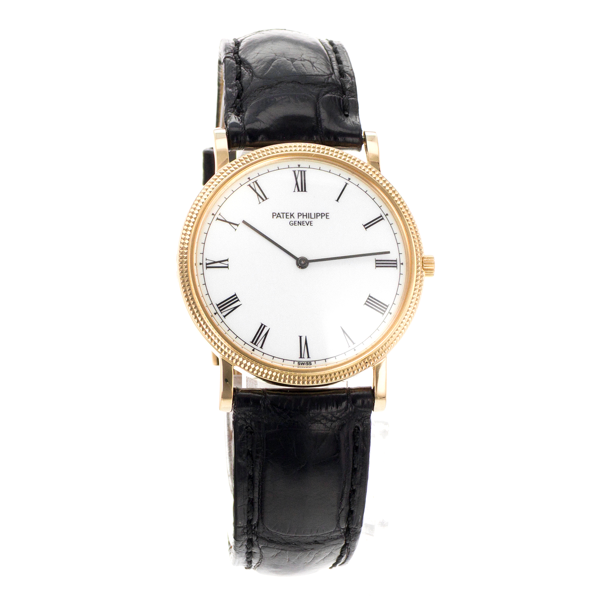 Patek Philippe Calatrava 3520D 32mm 18k Yellow Gold Manual Wind Mens Watch thumbnail 8