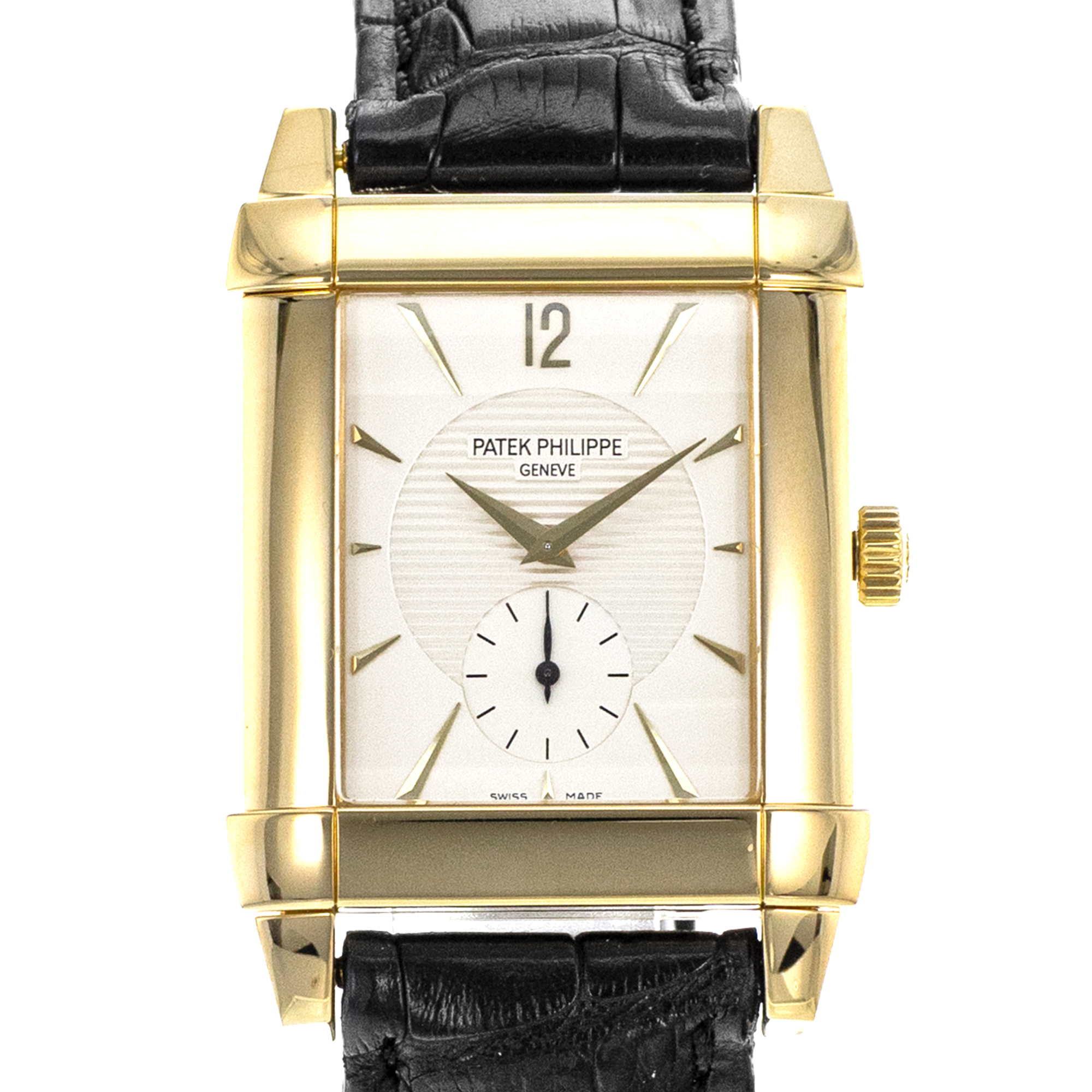 Patek Philippe Gondolo 5111J-001 30mm Silver Yellow Gold Manual Wind Mens Watch thumbnail 1