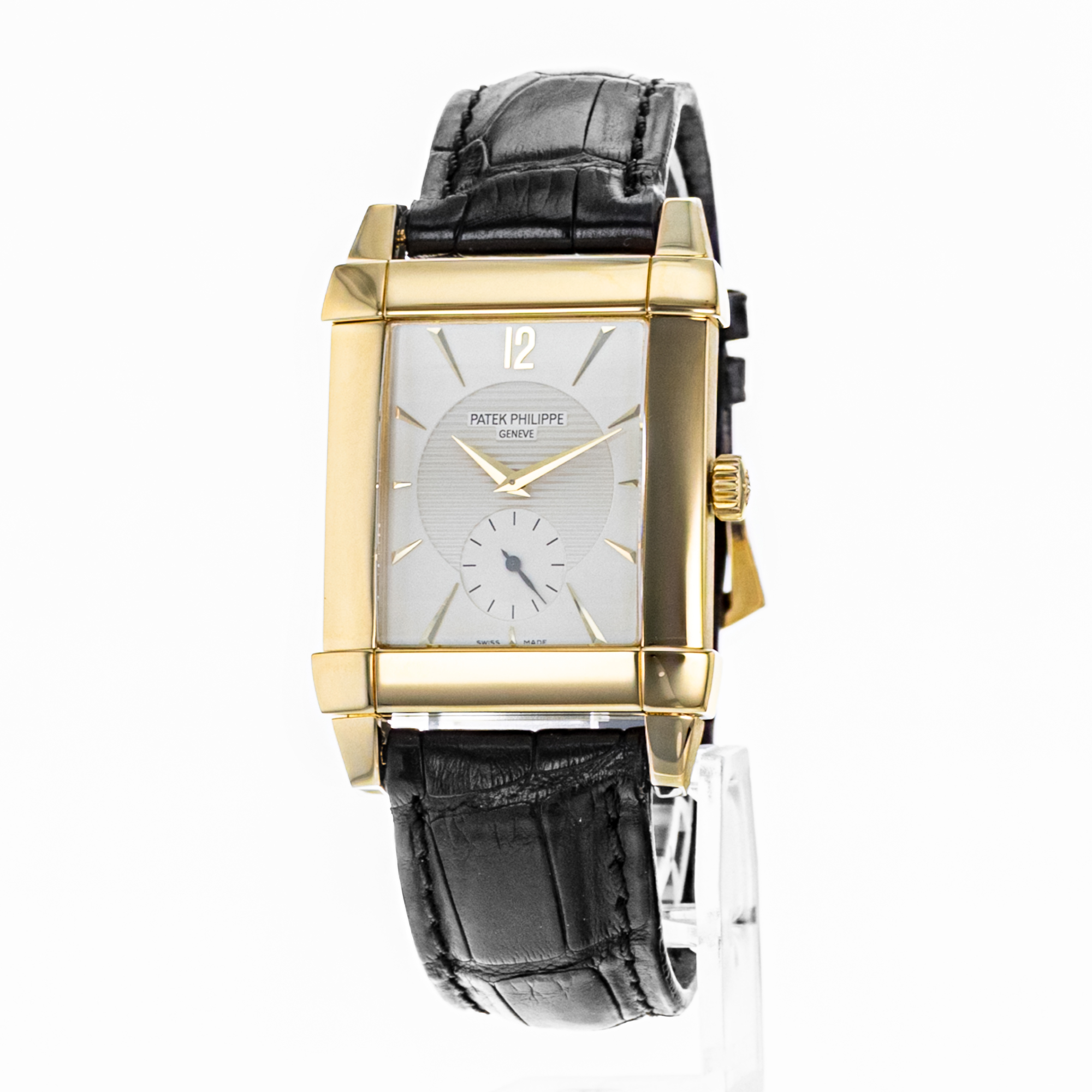 Patek Philippe Gondolo 5111J-001 30mm Silver Yellow Gold Manual Wind Mens Watch thumbnail 4