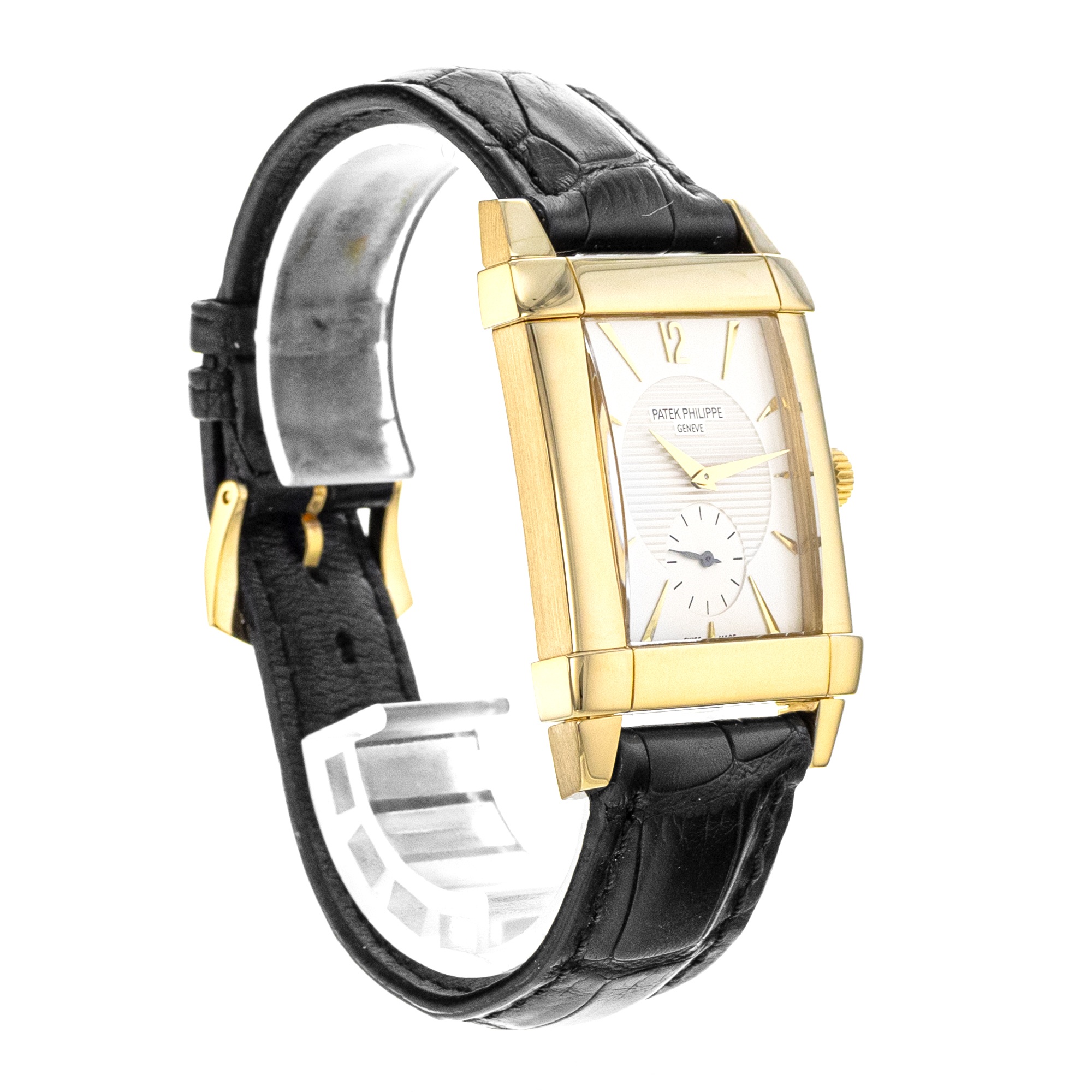 Patek Philippe Gondolo 5111J-001 30mm Silver Yellow Gold Manual Wind Mens Watch thumbnail 8