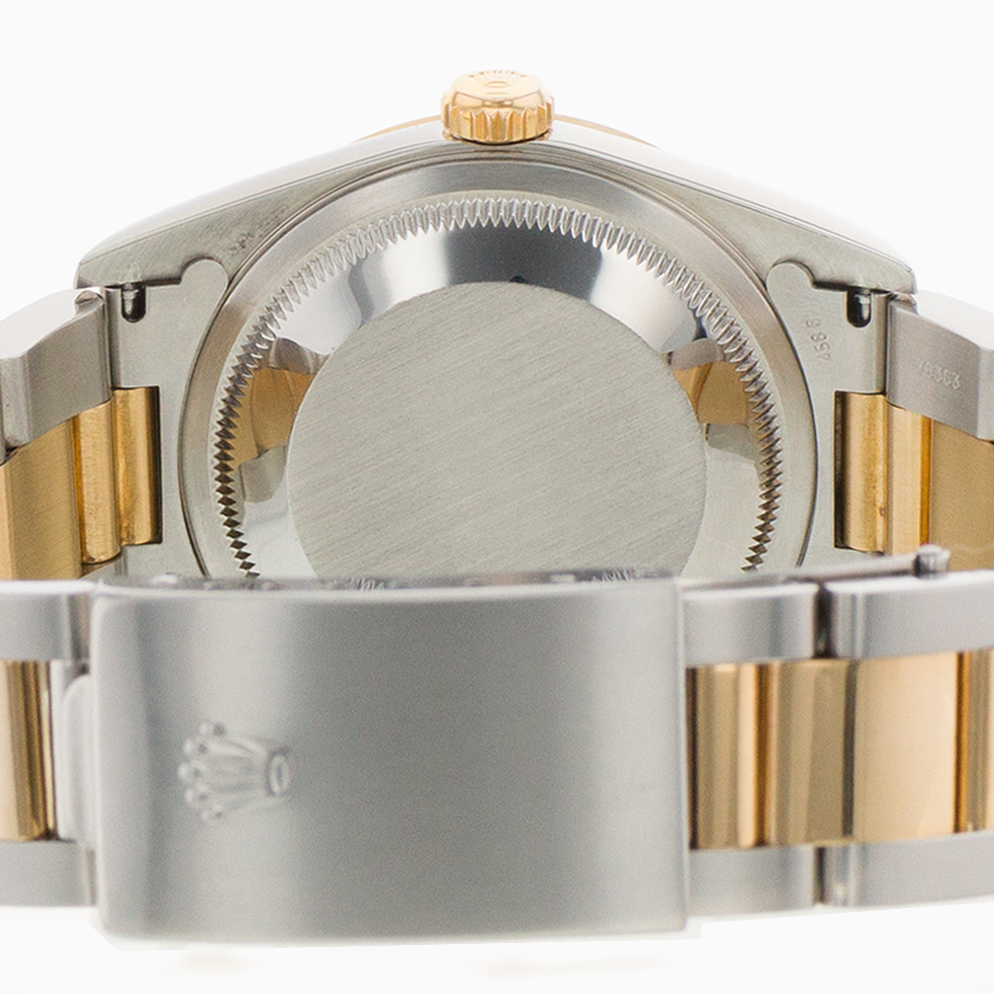 Rolex Datejust 36 16203 Grey Arabic Smooth Steel Yellow Gold Mens Watch 2000 thumbnail 10