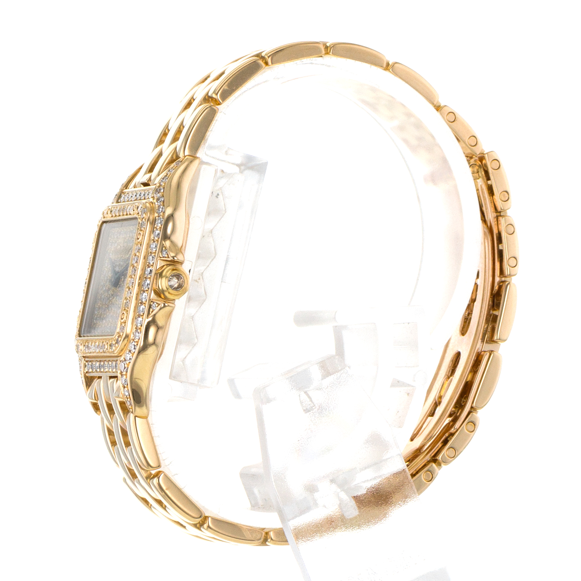 Cartier Panthere WF3116B9 12802 22mm Factory Diamonds Yellow Gold Ladies Watch thumbnail 5
