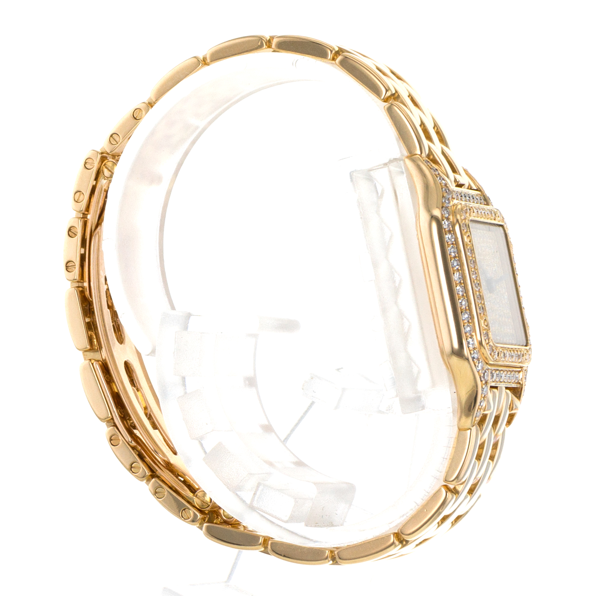 Cartier Panthere WF3116B9 12802 22mm Factory Diamonds Yellow Gold Ladies Watch thumbnail 6