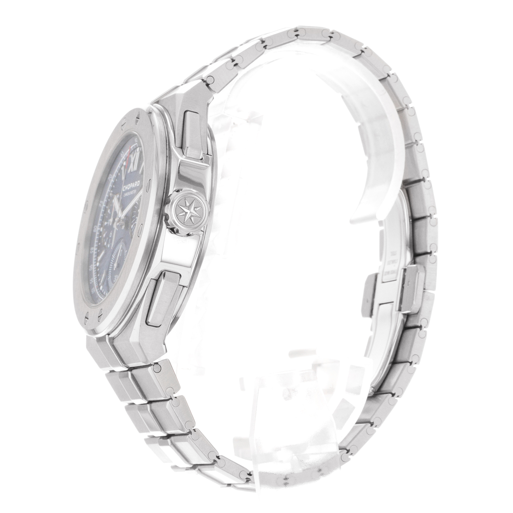 Chopard Alpine Eagle 298609-3001 44mm Large Blue Chronograph Steel Mens Watch thumbnail 5